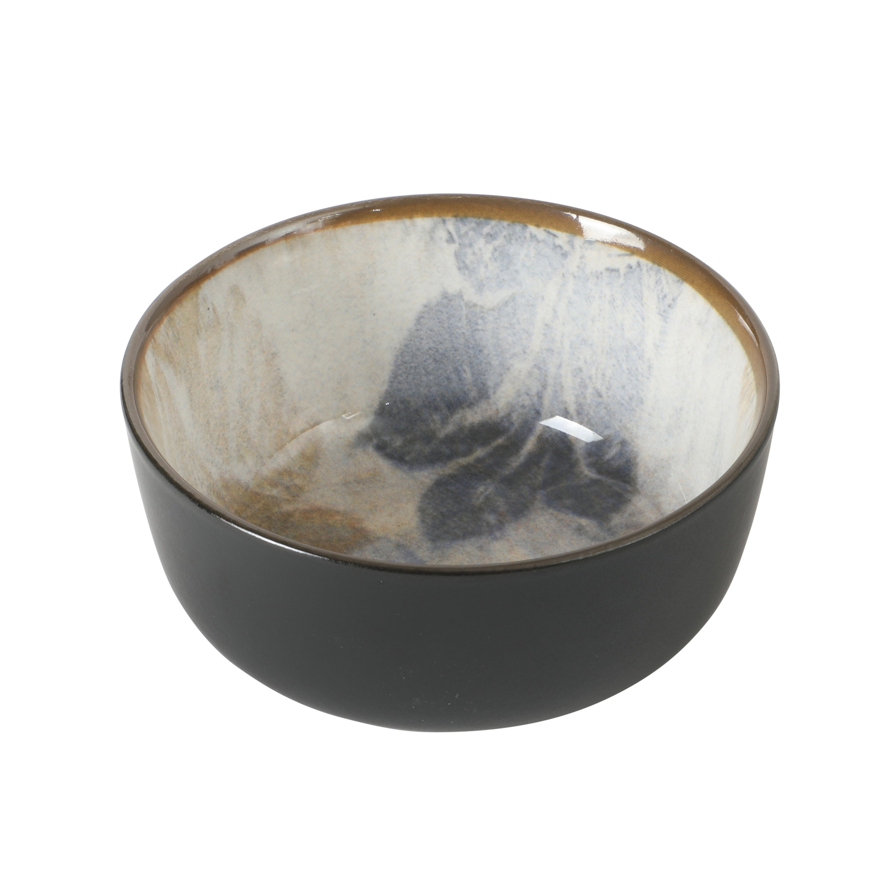 Gibson Elite Chantilly Hill 16-Piece Porcelain Dinnerware Set, Round Plates & Bowls, Multicolor Leaf Design, Microwave & Dishwasher Safe, Service for 4