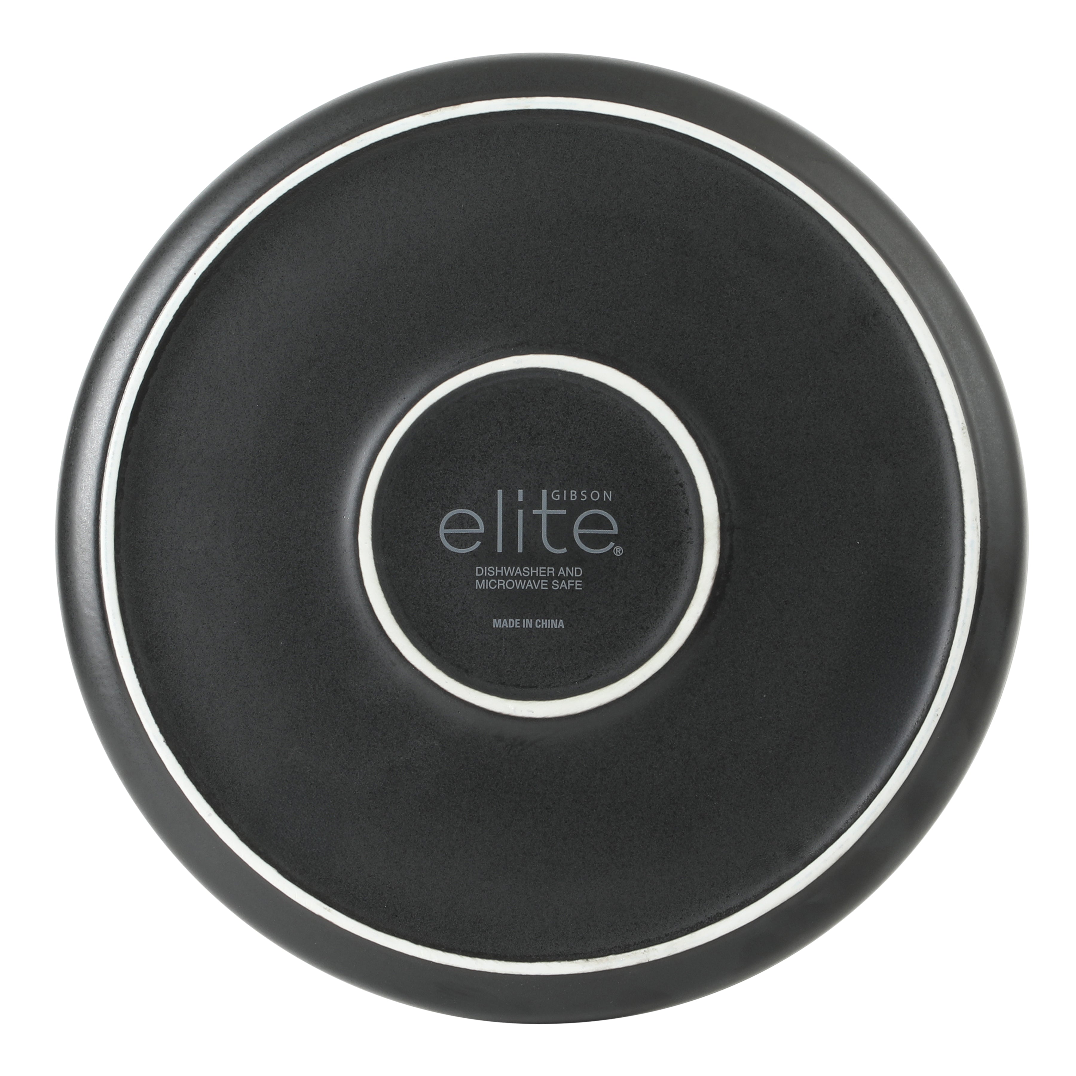 Gibson Elite Chantilly Hill 16-Piece Porcelain Dinnerware Set, Round Plates & Bowls, Multicolor Leaf Design, Microwave & Dishwasher Safe, Service for 4