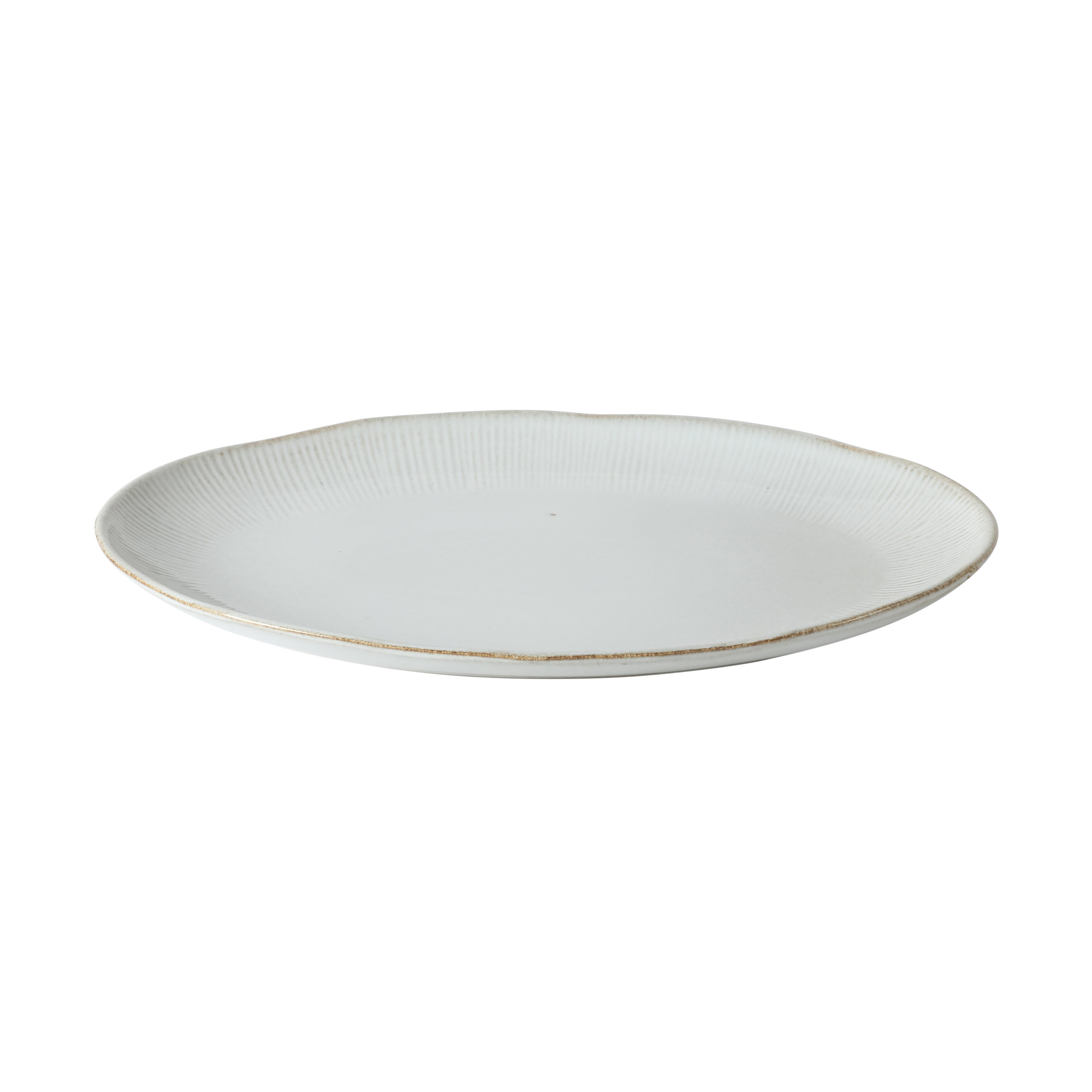 Gibson Elite Sandy Pines 3 Piece Oval Platter Set, 15.7”, 13.75” & 12” Stoneware Serving Platters, Reactive Glaze Finish, Microwave & Dishwasher Safe