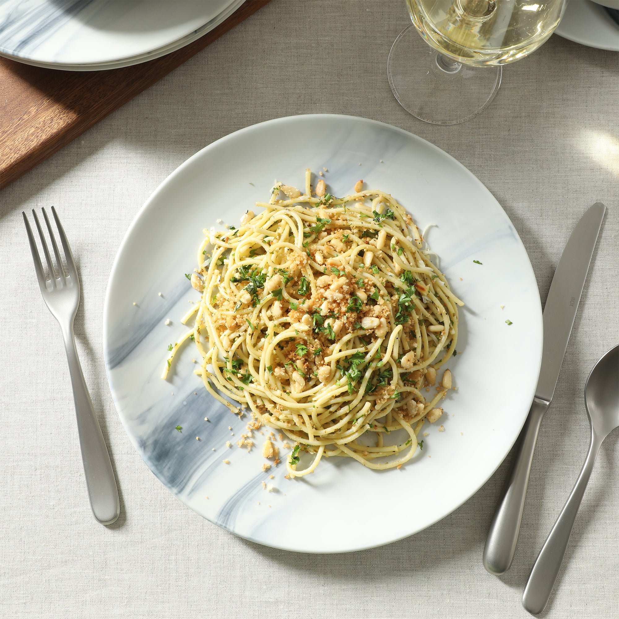 Gibson Home Cloudlight 12 Piece Plates and Bowls Dishes Brown and White - Decorated Porcelain Ceramic Dinnerware Set - Service for 4