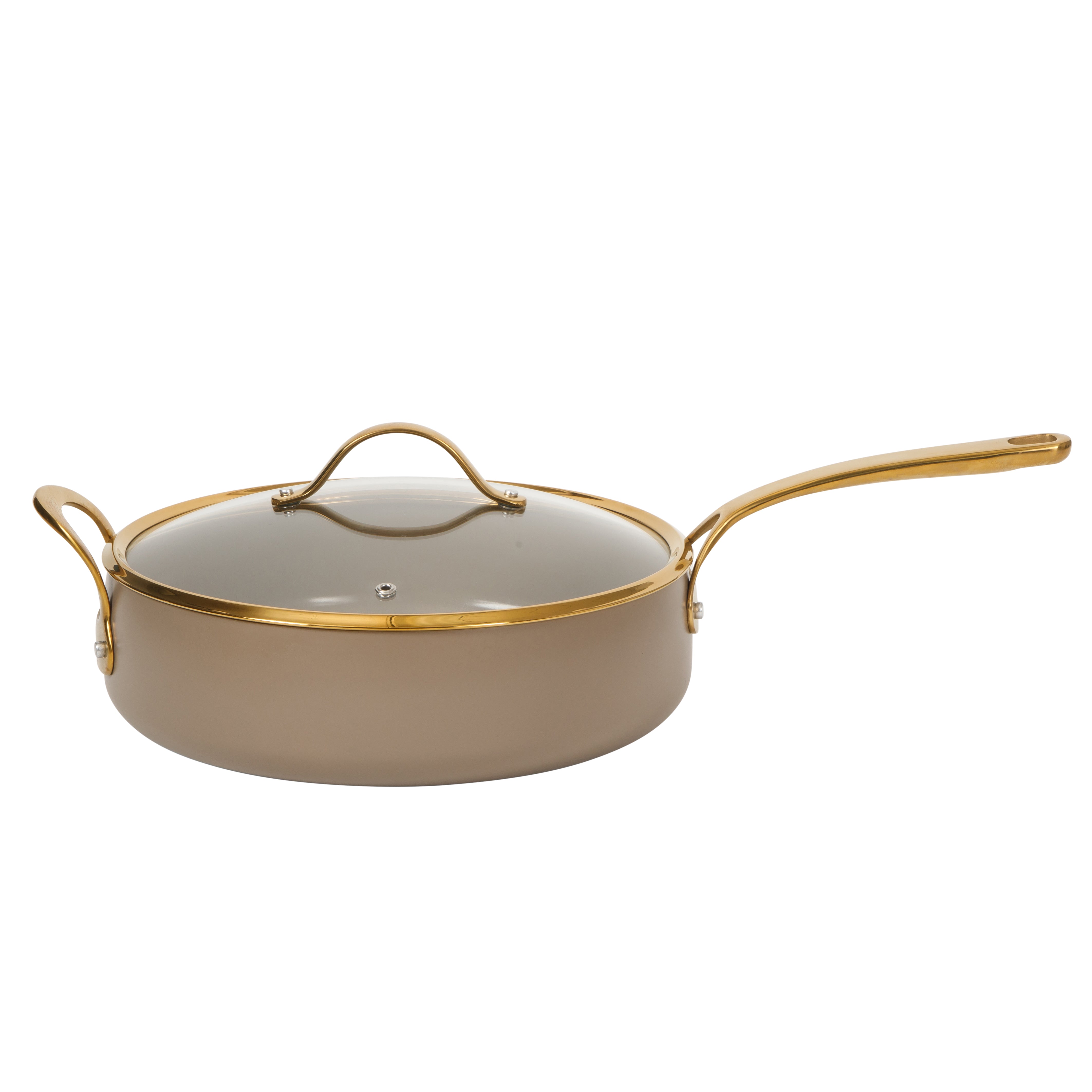 Bloomhouse 6 QT Heavy Duty Aluminum Premium PFA Free Ceramic Nonstick