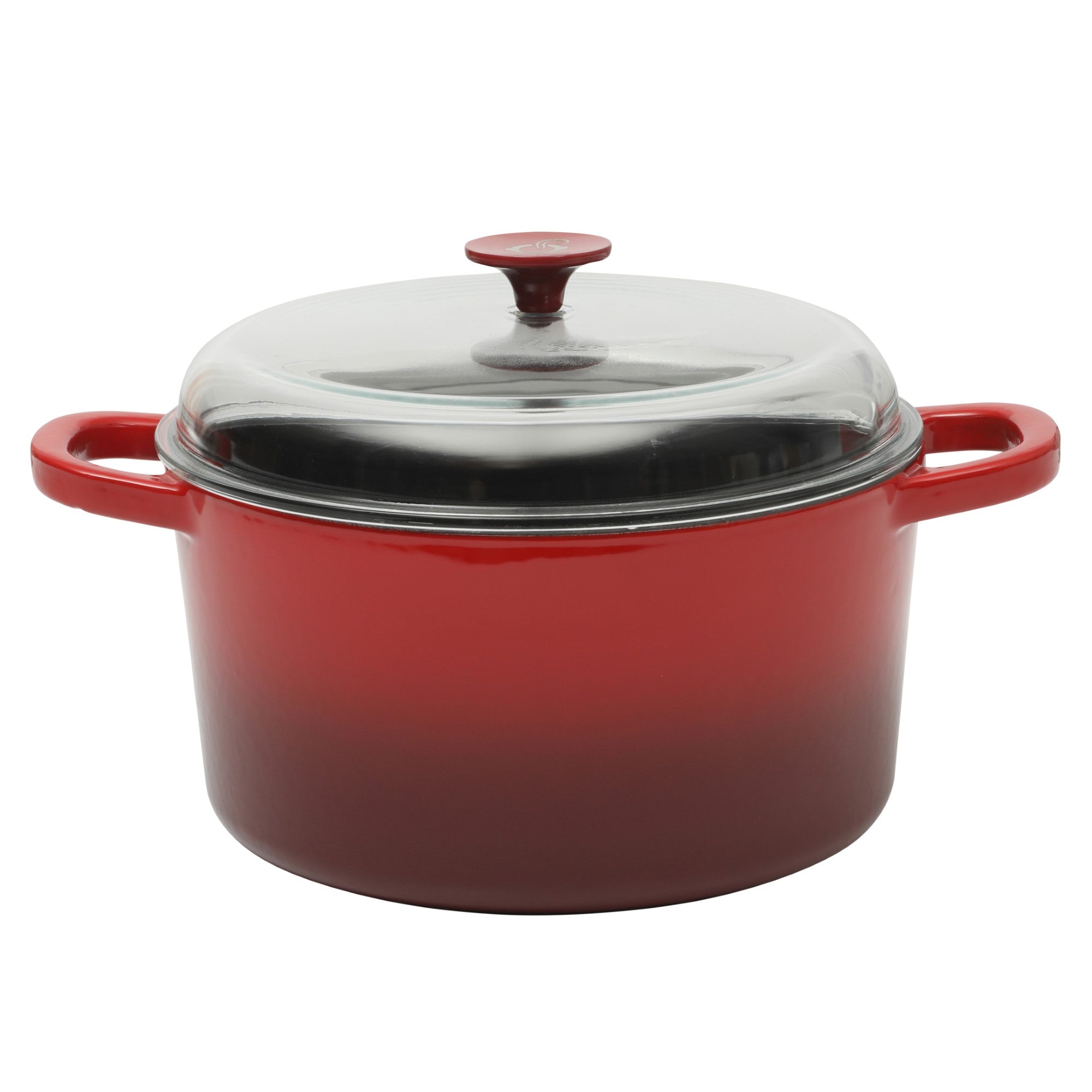 Crock Pot Artisan 7-Quart Round Enameled Cast Iron Dutch Oven