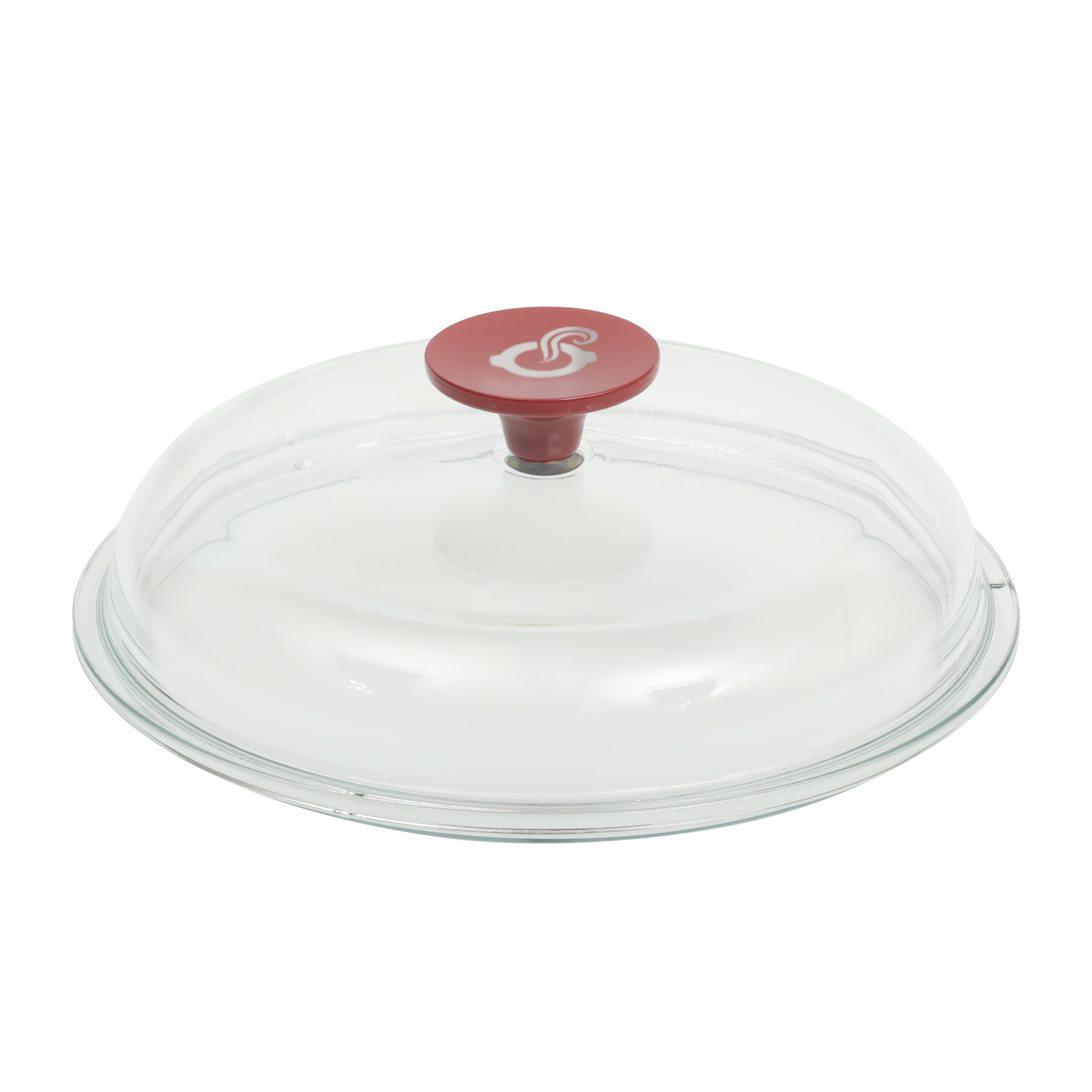 Crock Pot Artisan 3-Quart Round Cast Iron Dutch Oven With Oven Safe Borasilicate Lid - Red