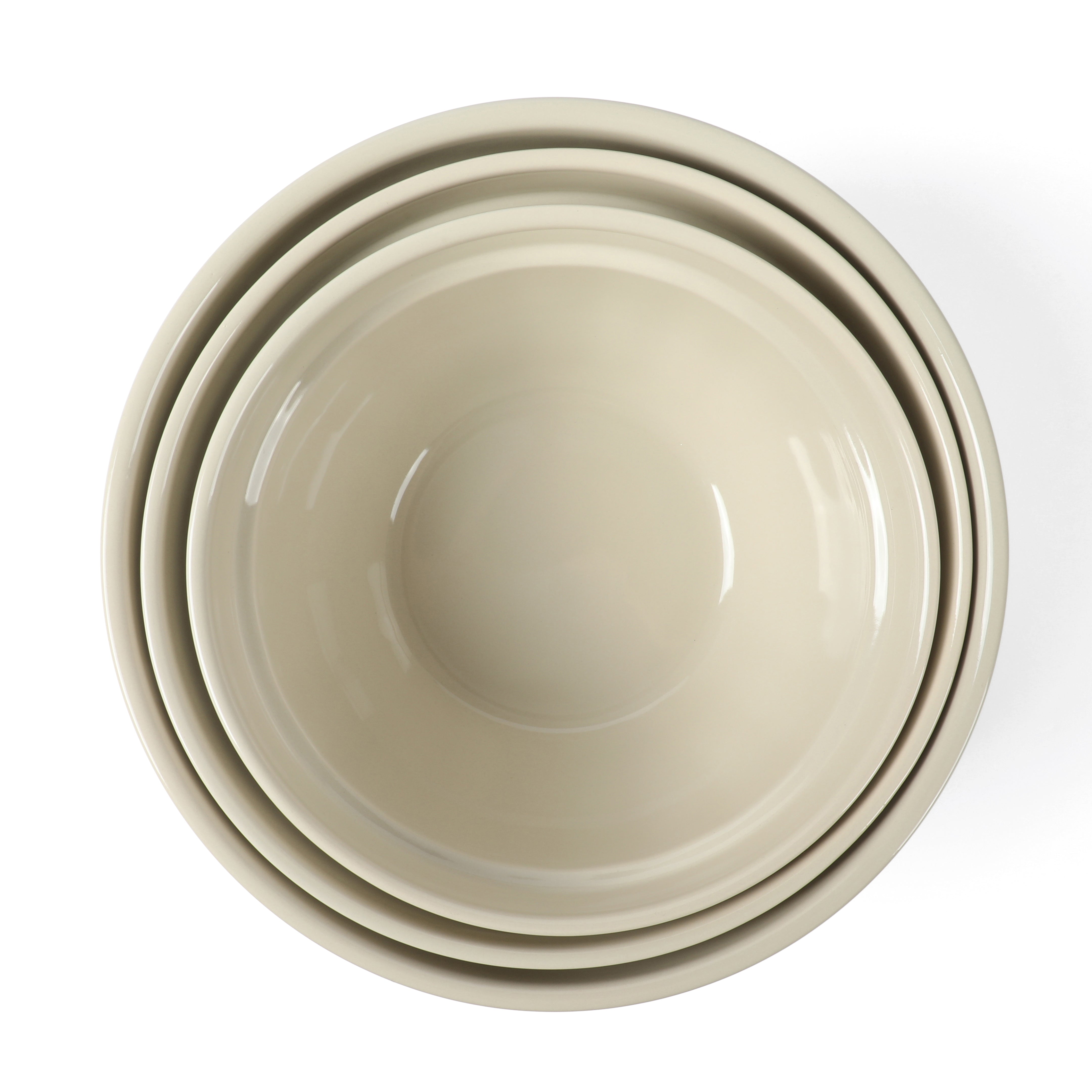 Martha Stewart Broadbrook 3-Piece (4Qt, 2.8Qt, 2.1Qt) Stoneware Bowl Set
