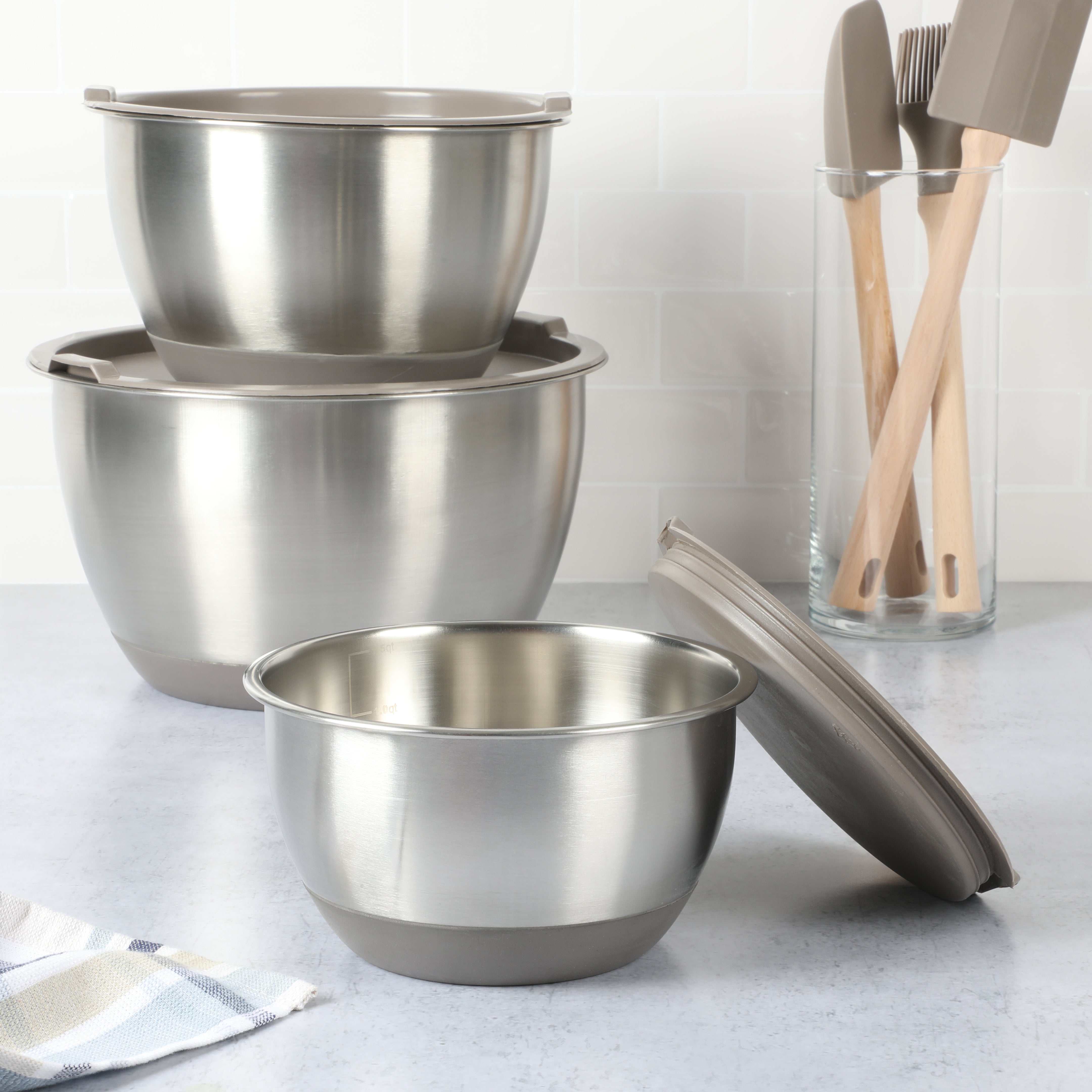 Stainless Steel Mixing Bowls With Lids