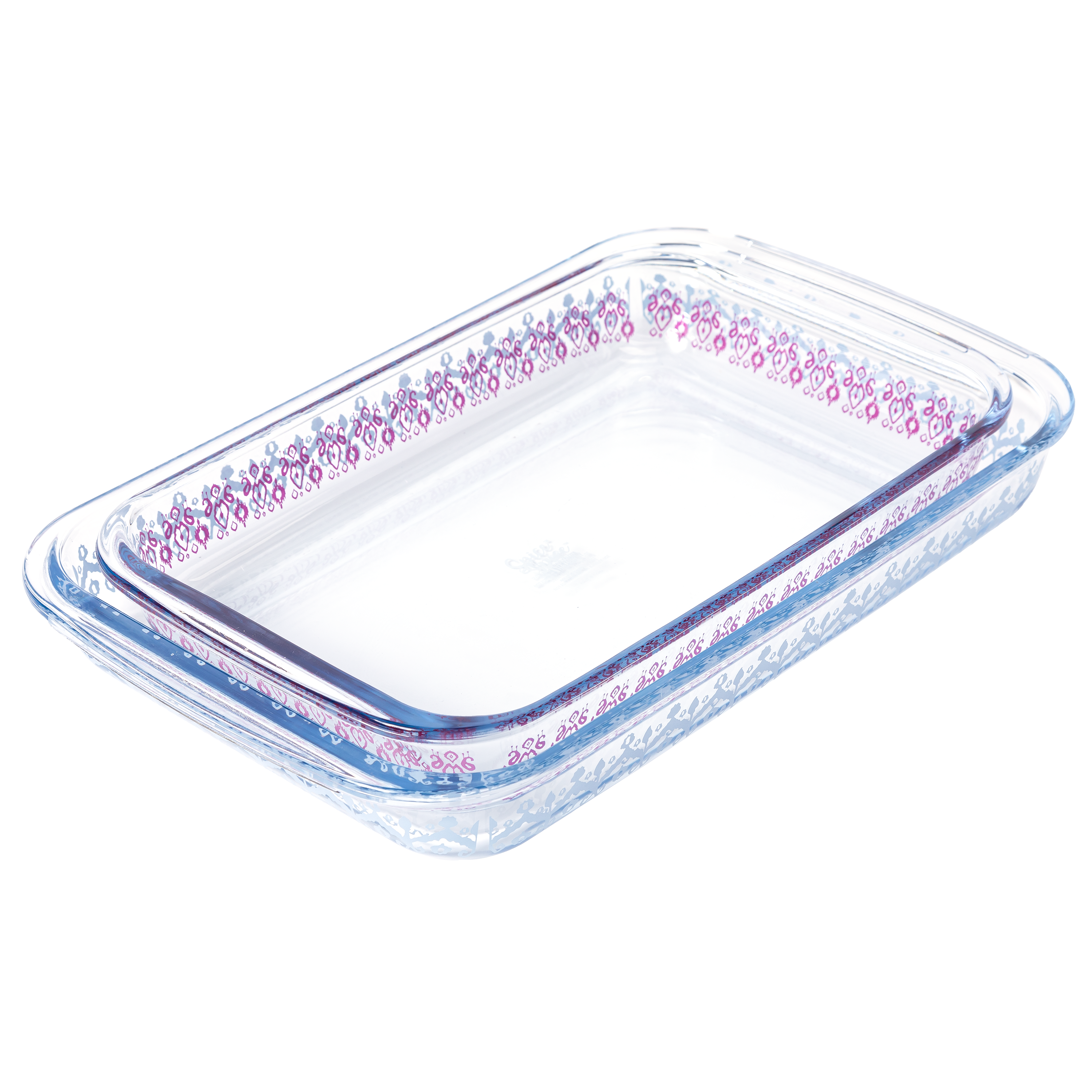 Small-2 Quart Glass Baking Dish for Oven, 2 Pack Single Serving Glass Pan  for Cooking Oblong Casserole Dish Rectangular Baking Pan Glass Bakeware