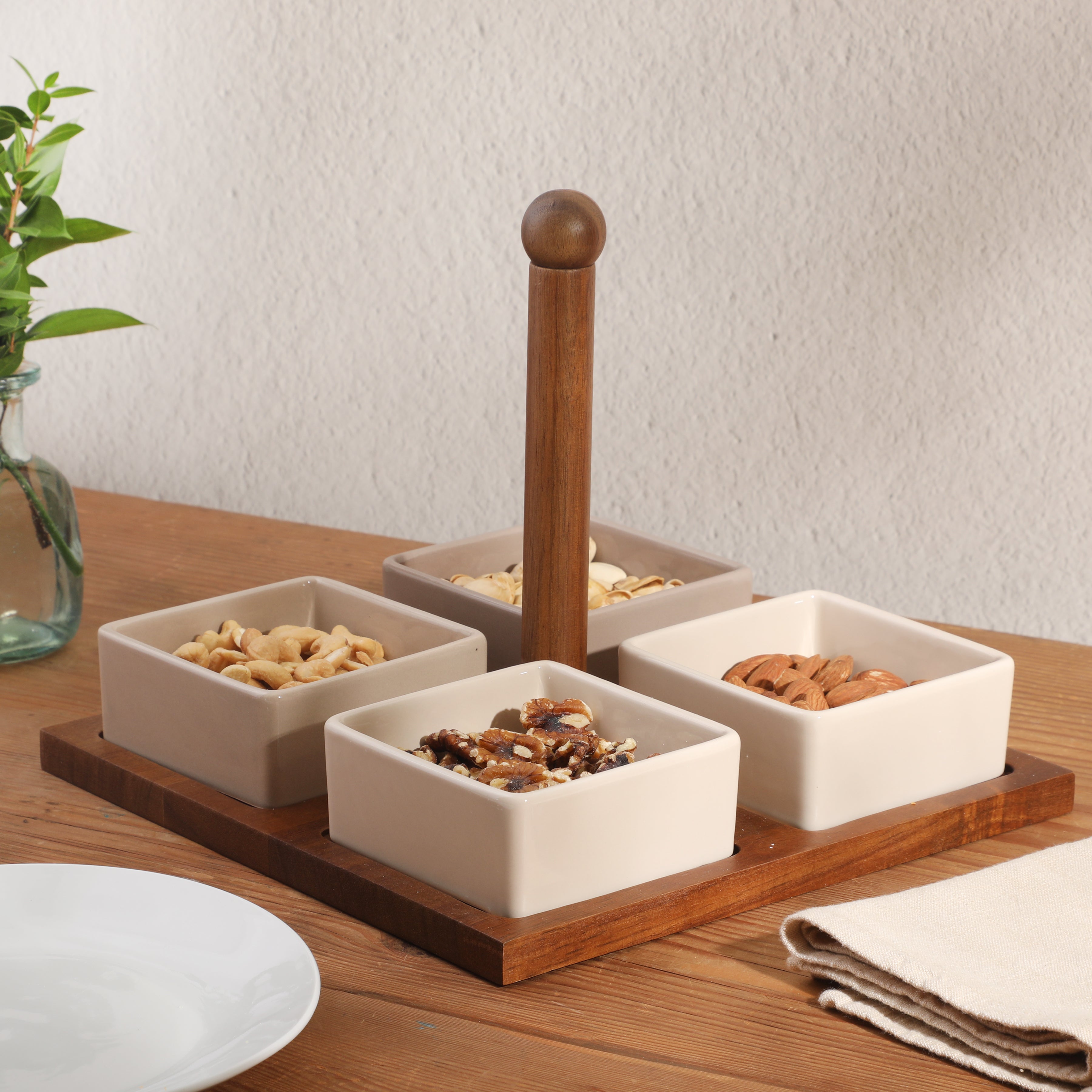 Gibson Elite 4-Piece Stoneware Dinnerware Set