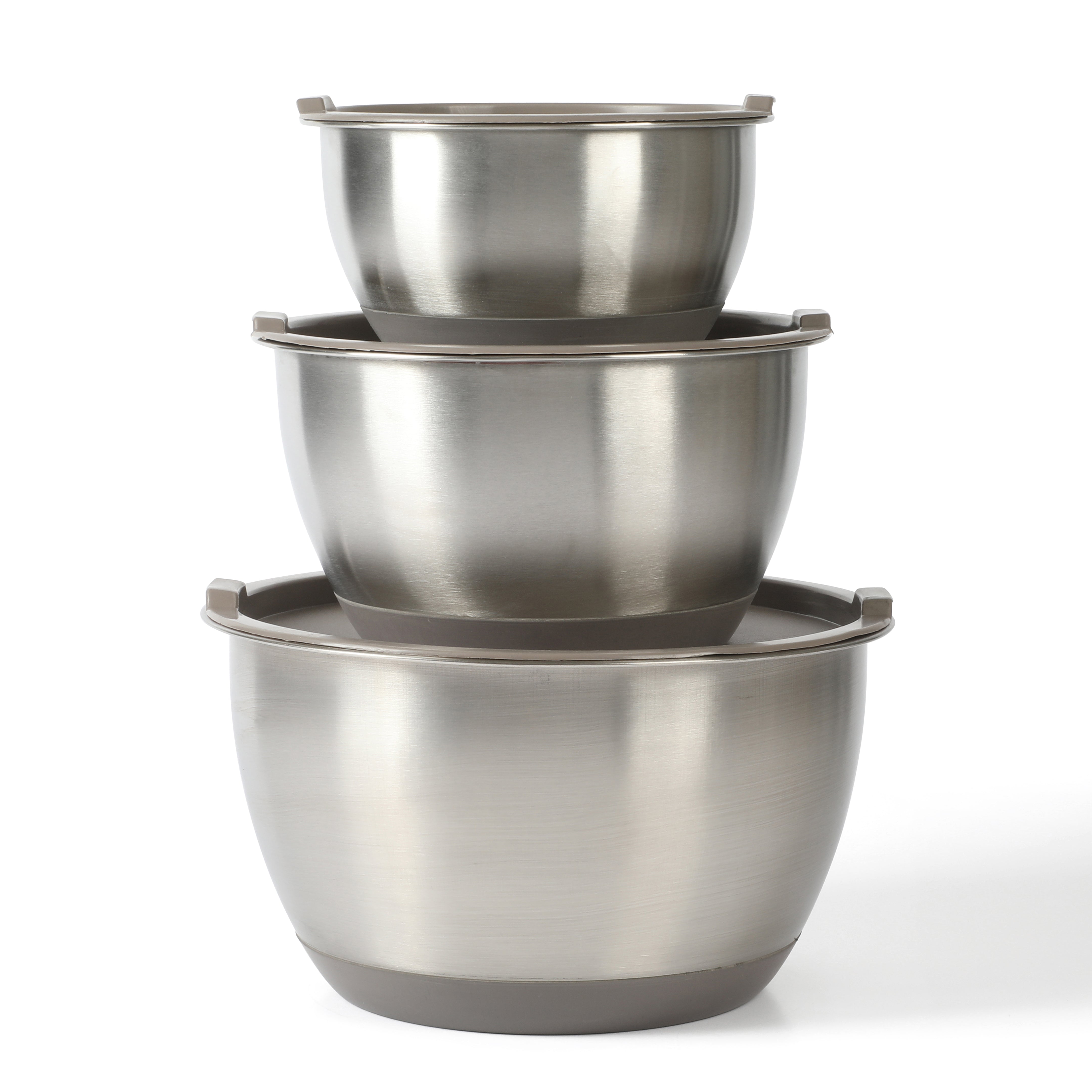 20 Pcs Stainless Steel Mixing Bowls Set with Airtight Lids