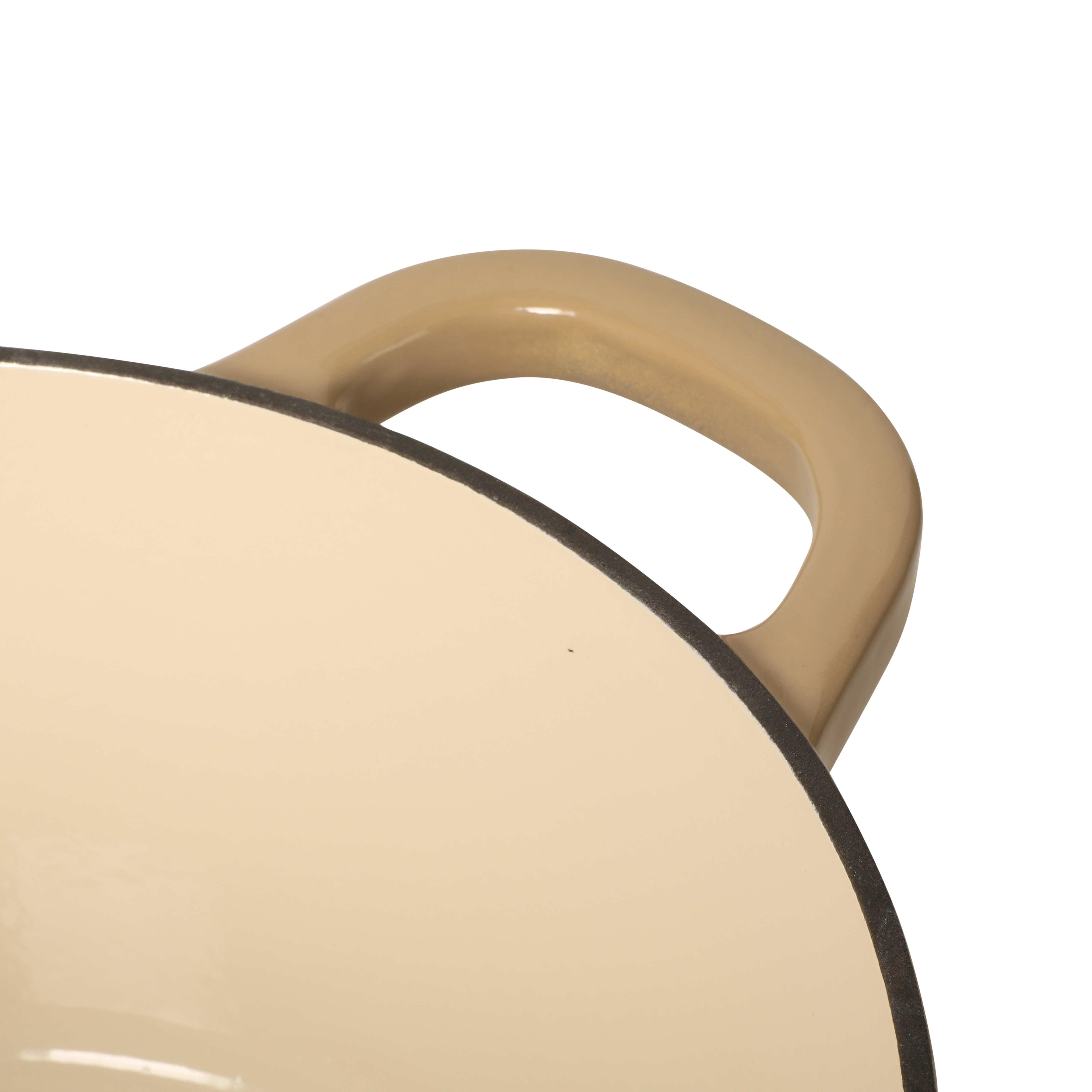 Crock Pot Artisan 5-Quart Round Cast Iron Dutch Oven Pot With Lid