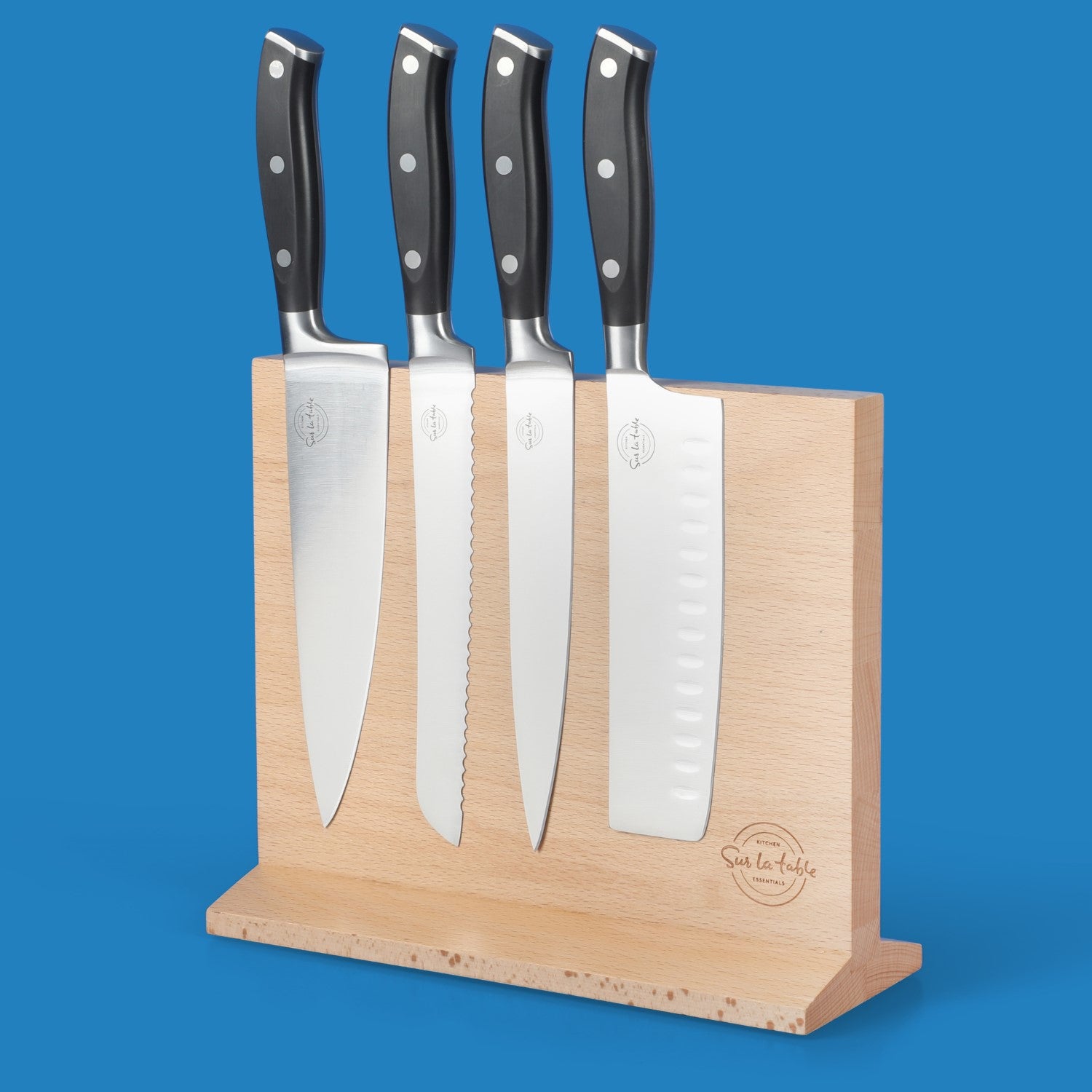 Knife Set with Slim Block Stainless Steel 13-Piece Kitchen
