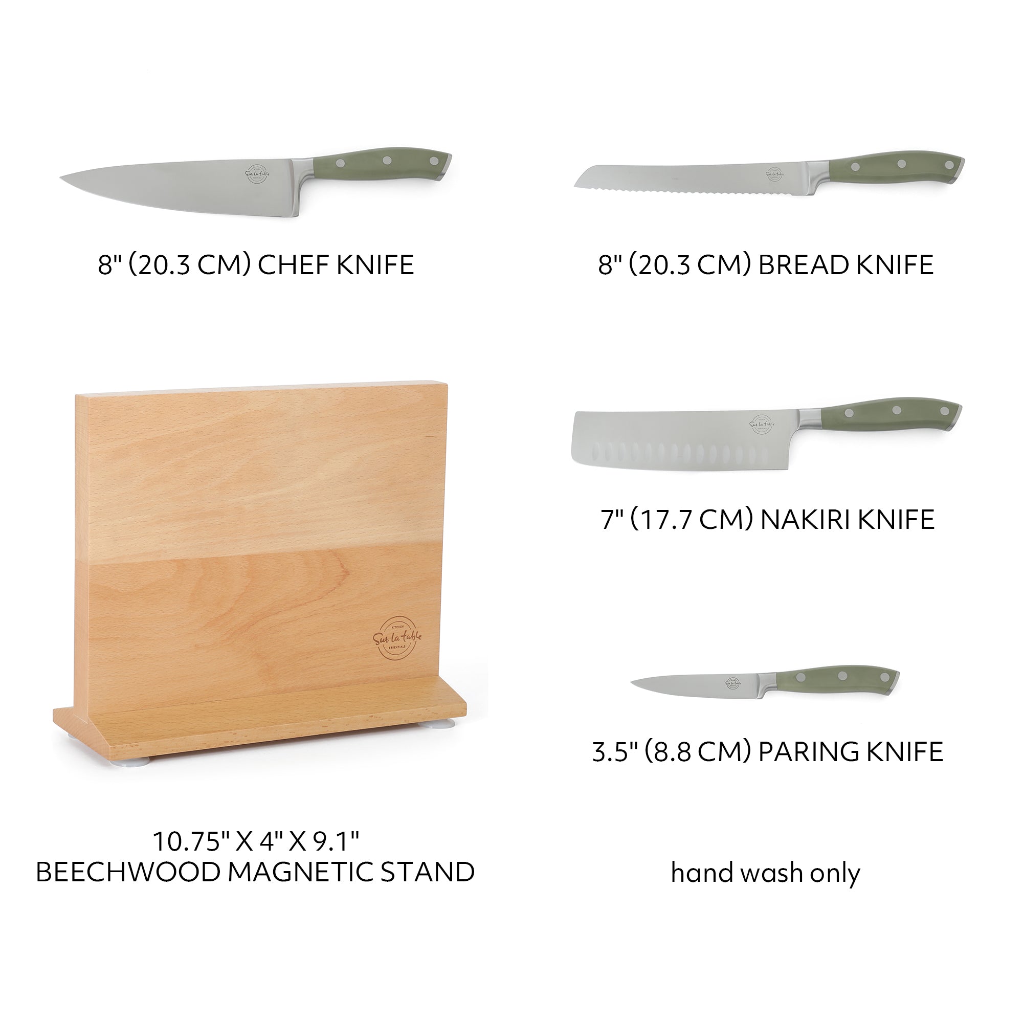 Sur La Table 5-Piece Stainless Steel Cutlery Set