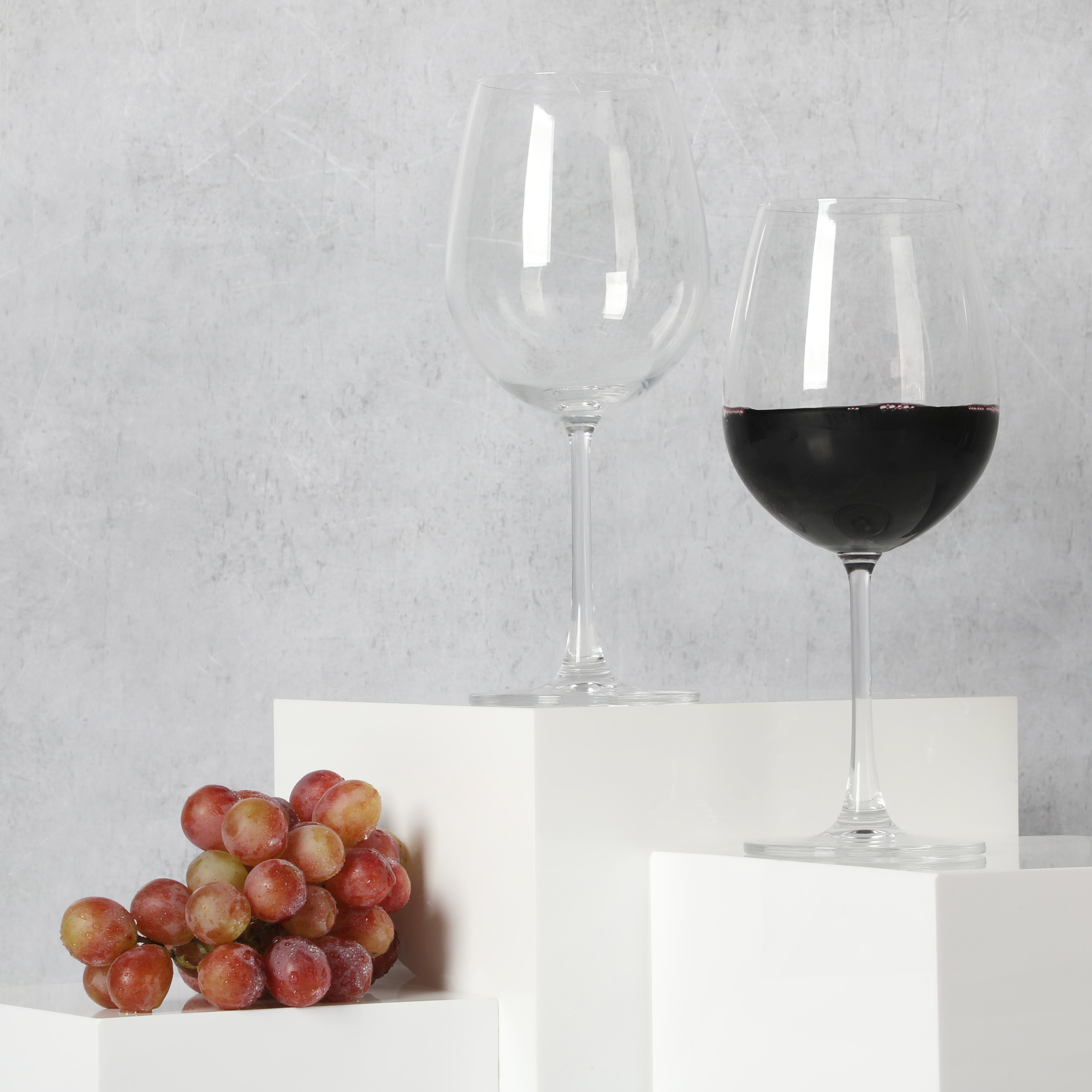 Martha Stewart Vivica 20-Ounce Stemmed Red Wine Glass Set 4-Pack