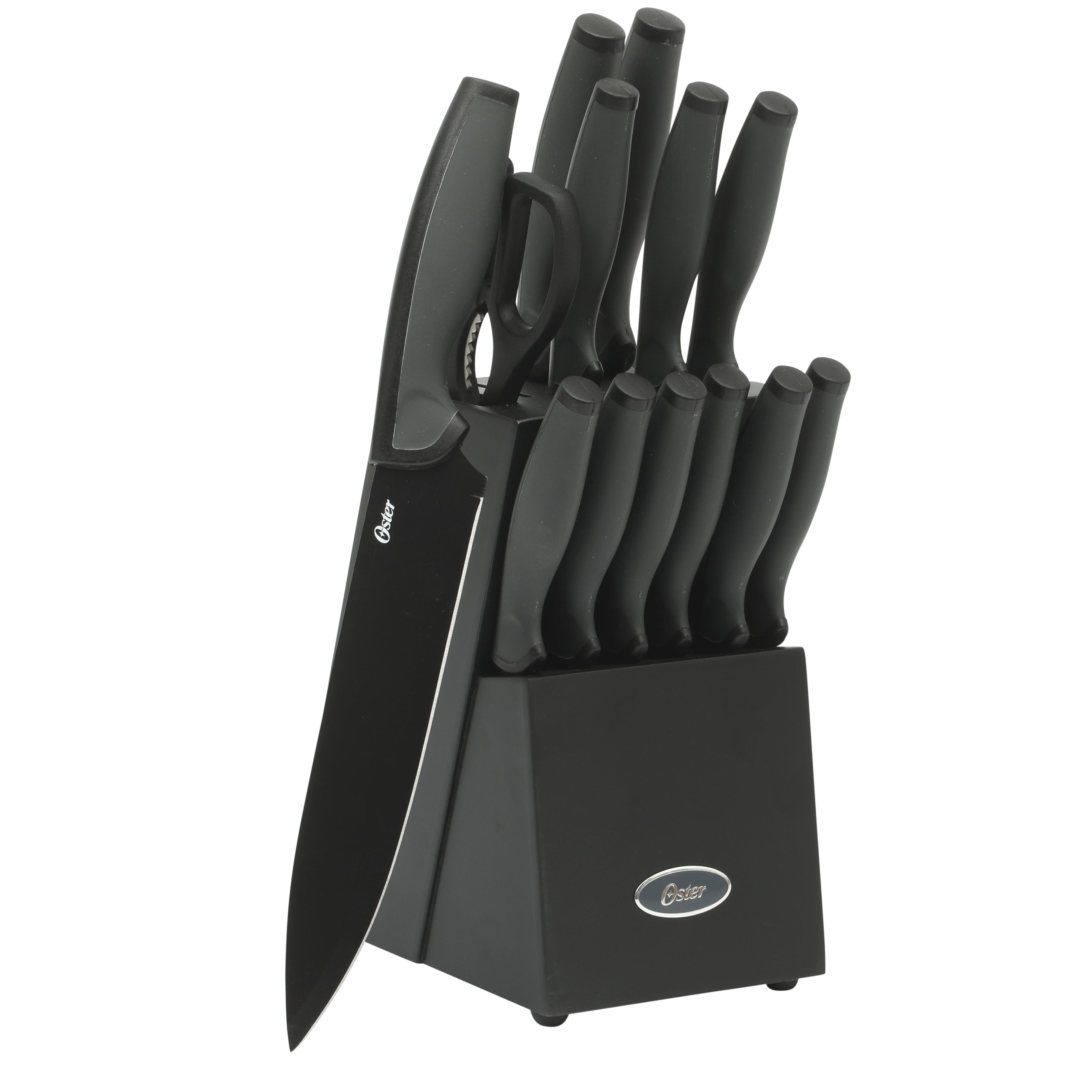 Oster Slicecraft 14 Piece High Carbon Stainless Steel Knife Block Cutlery Set