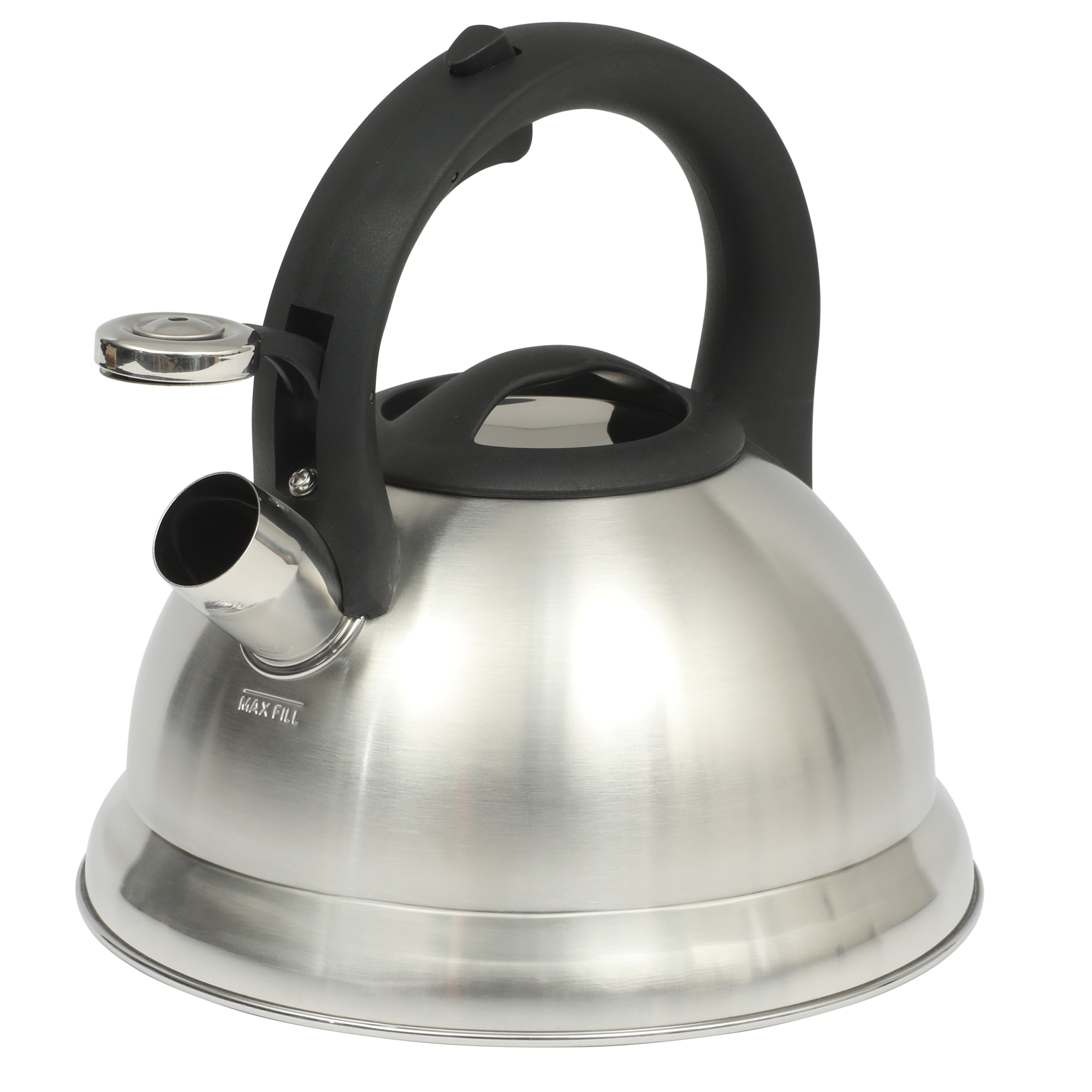 Mr. Coffee Hartbay 2.4 Quart Large Stainless Steel Whistling Tea Kettle