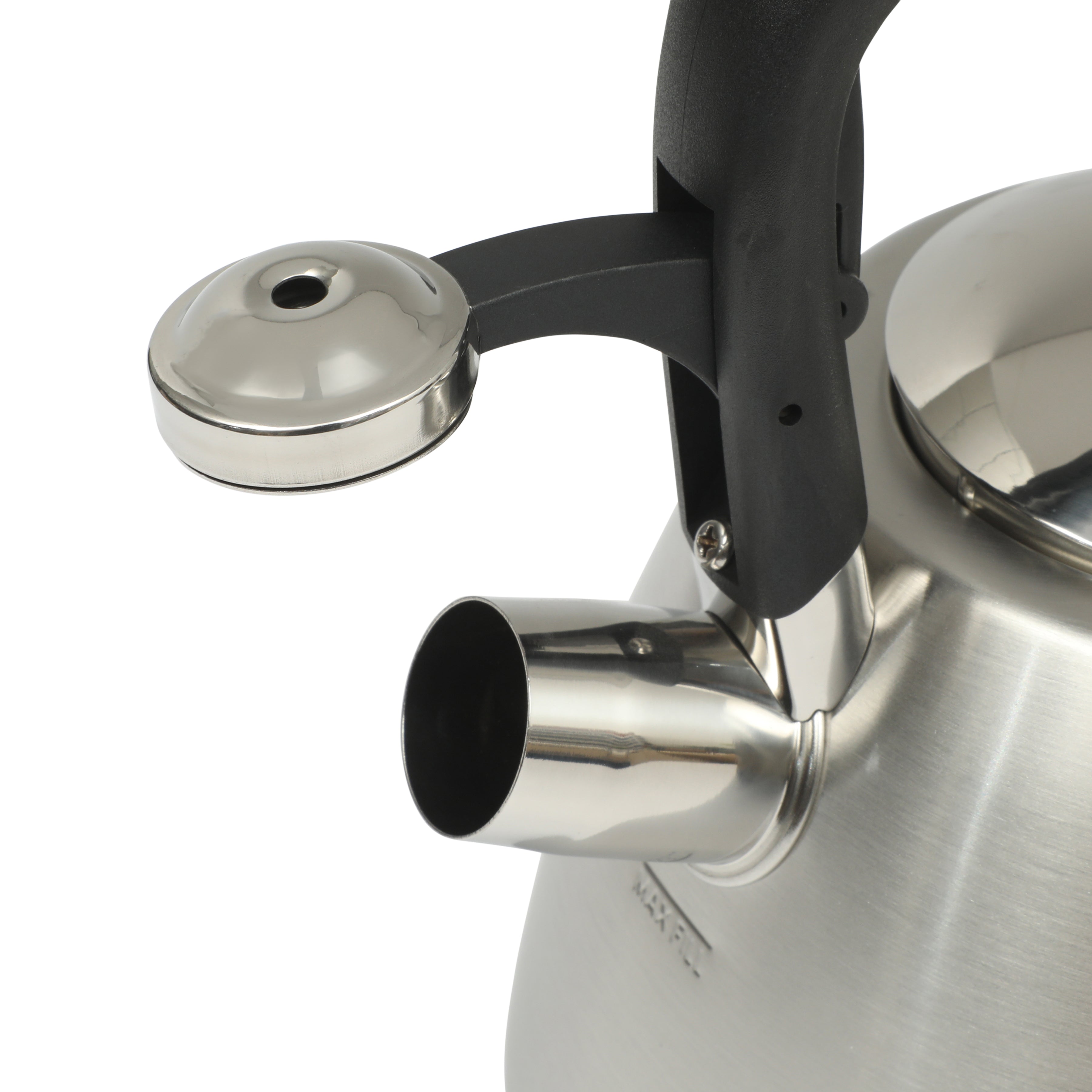 Mr. Coffee Hartbay 2.4 Quart Large Stainless Steel Whistling Tea Kettle