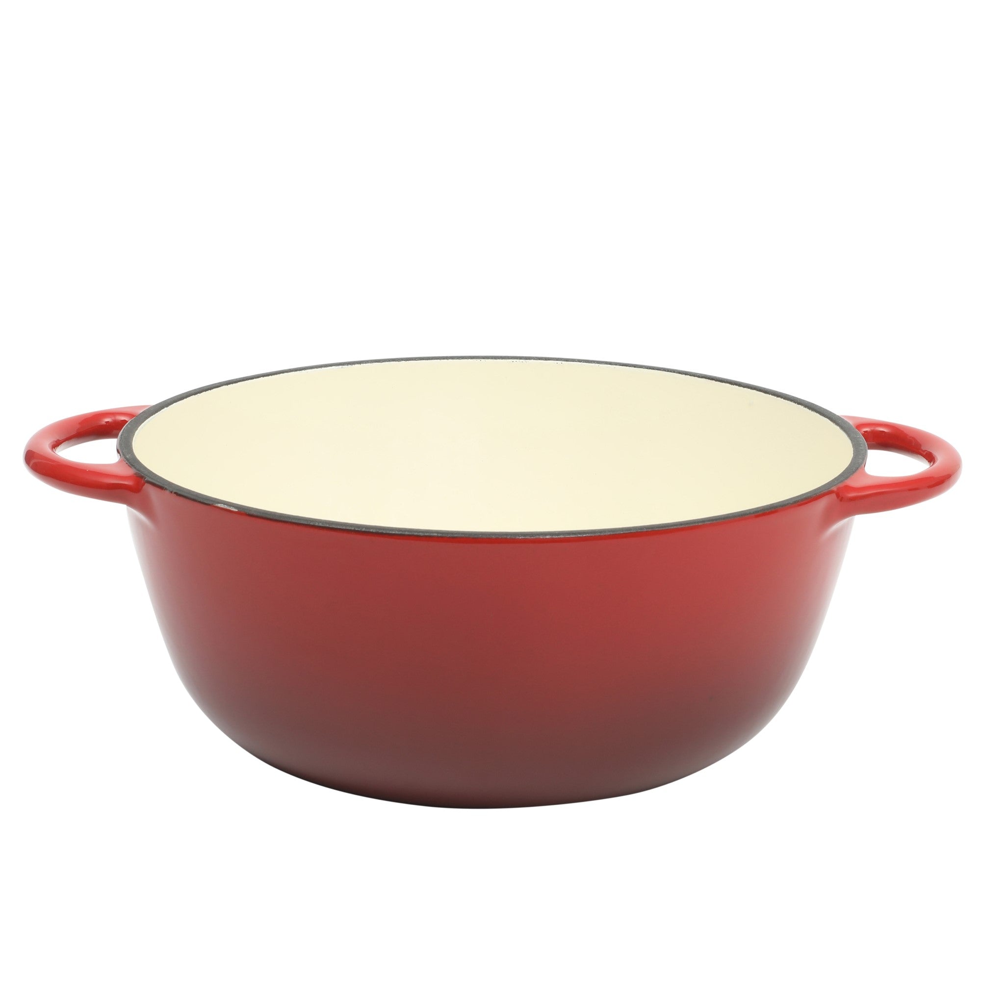 Gibson Home Addlestone 2.65 Quart Enamel Cast Iron Dutch Oven - Red