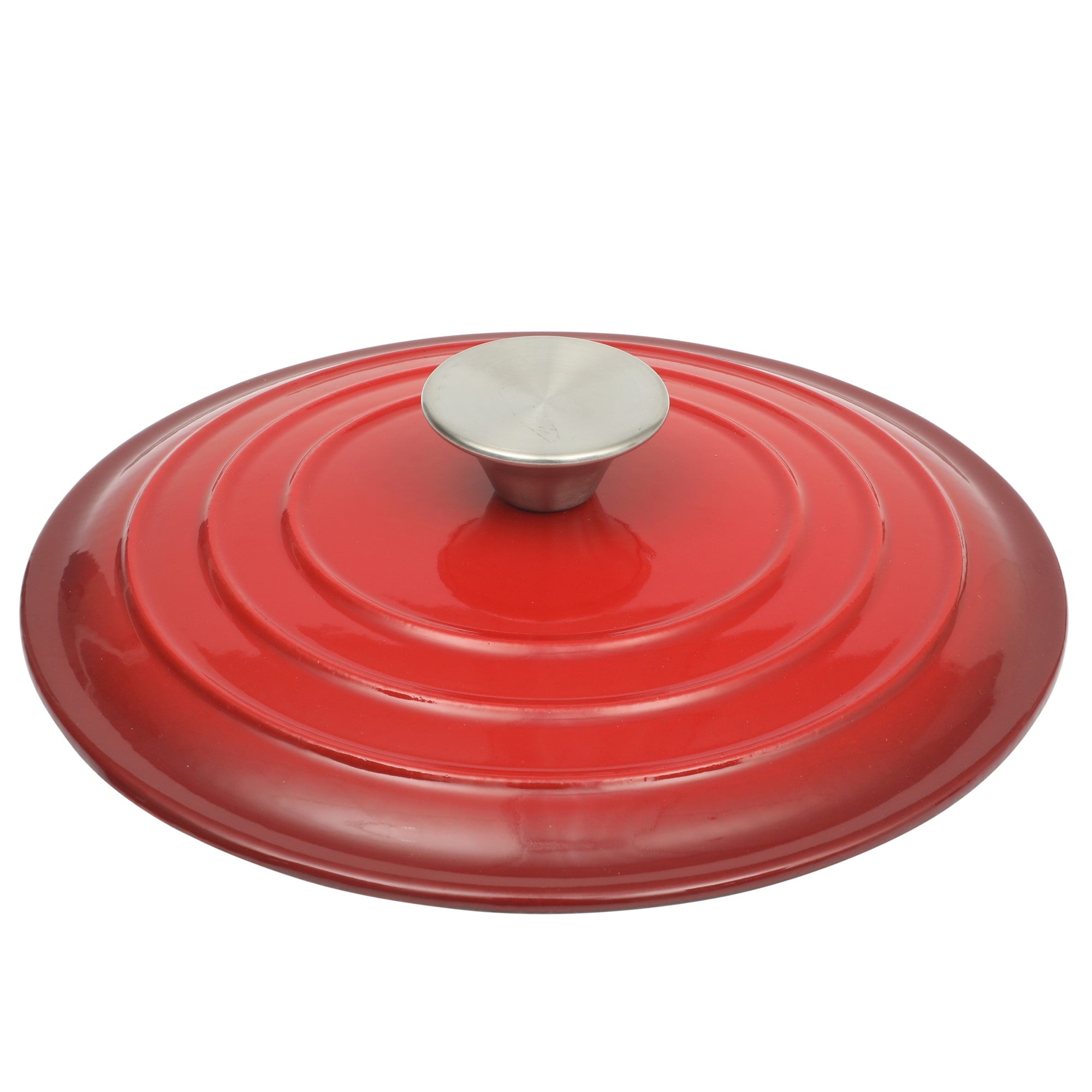 Gibson Home Addlestone 2.65 Quart Enamel Cast Iron Dutch Oven - Red