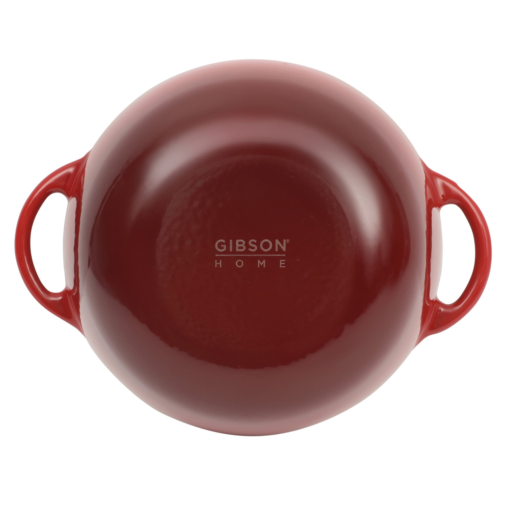 Gibson Home Addlestone 2.65 Quart Enamel Cast Iron Dutch Oven - Red