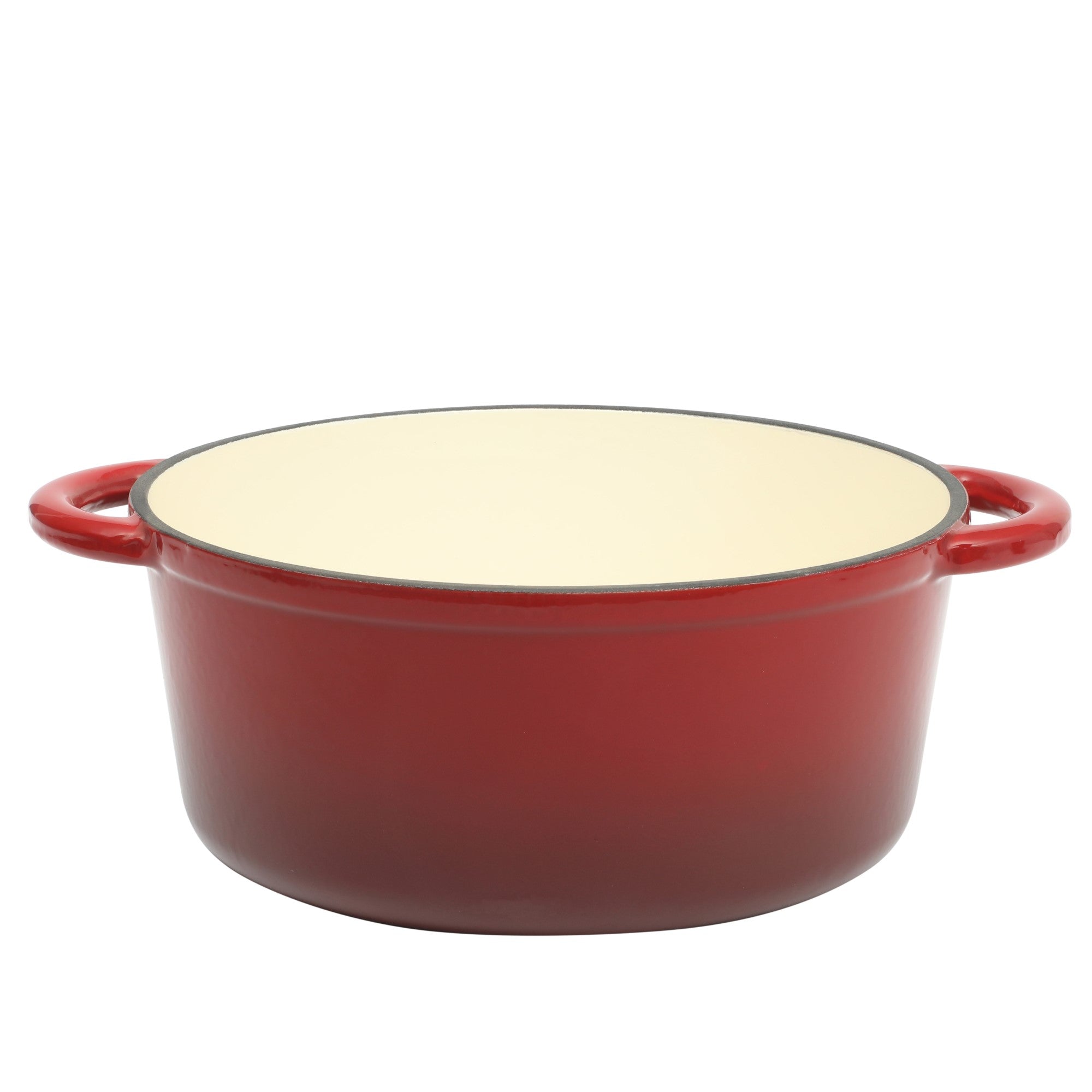 Gibson Home Addlestone 5 Quart Enamel Cast Iron Dutch Oven - Red