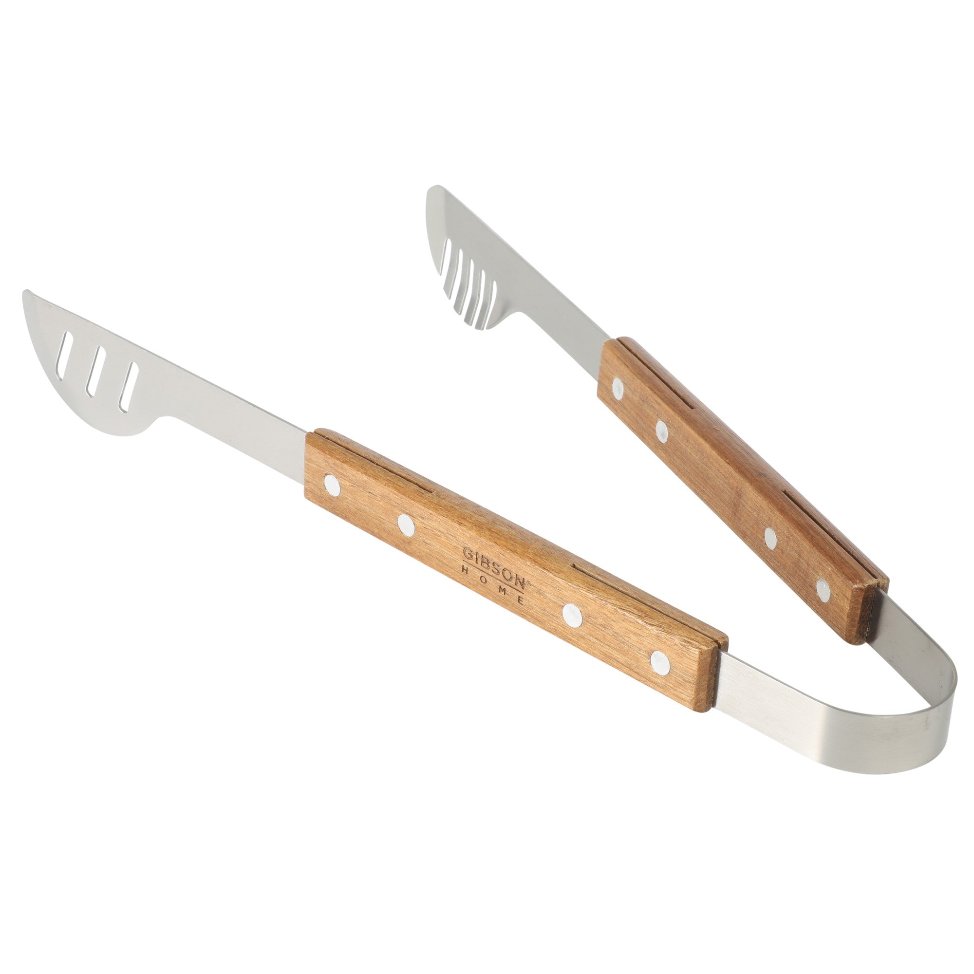 Gibson Home Barbeque Pro 8 Piece BBQ Tools W/ Acacia Wood Handles and