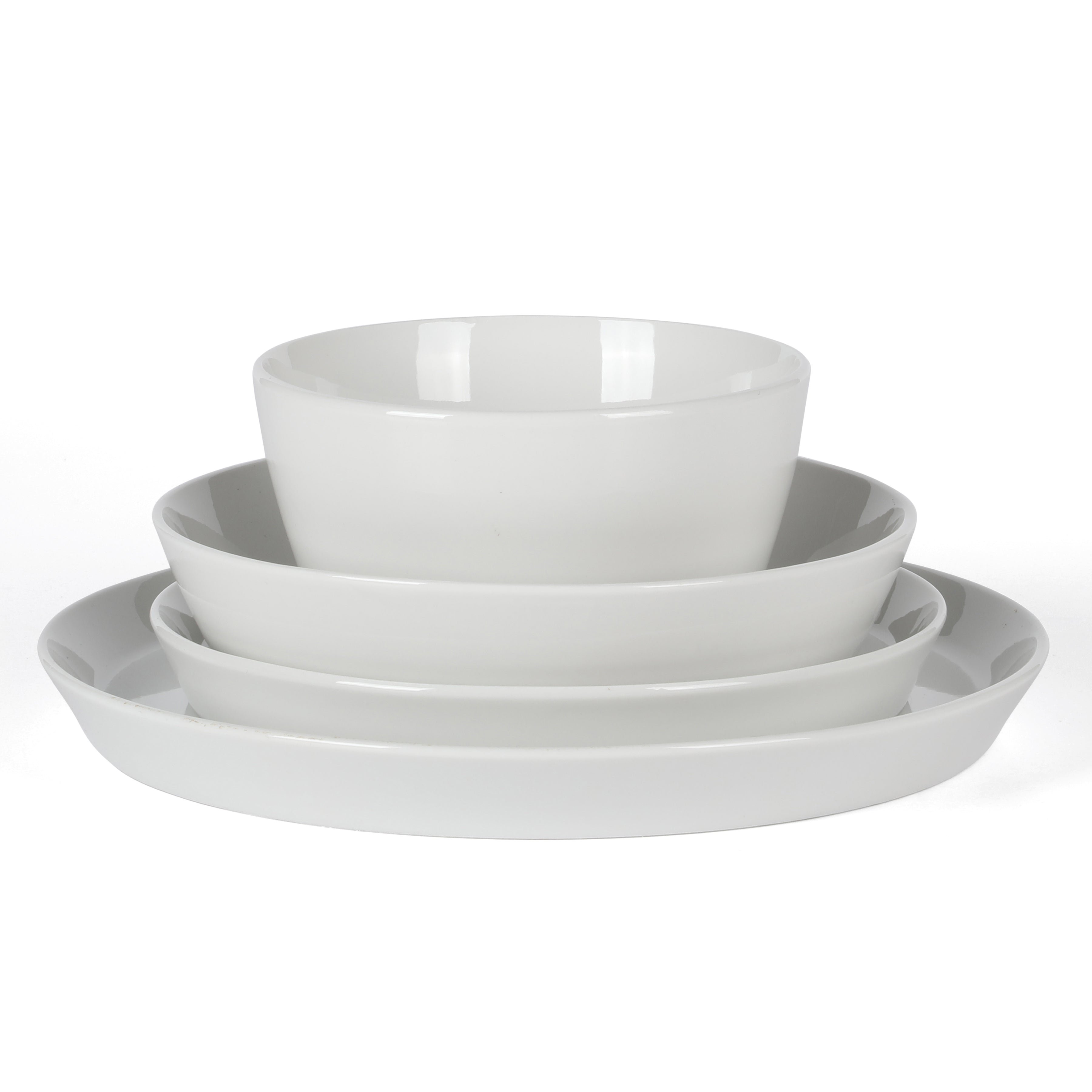 Martha Stewart Selma Chip & Scratch Resistant Dinnerware Set, Plates and Bowls Dishes Set