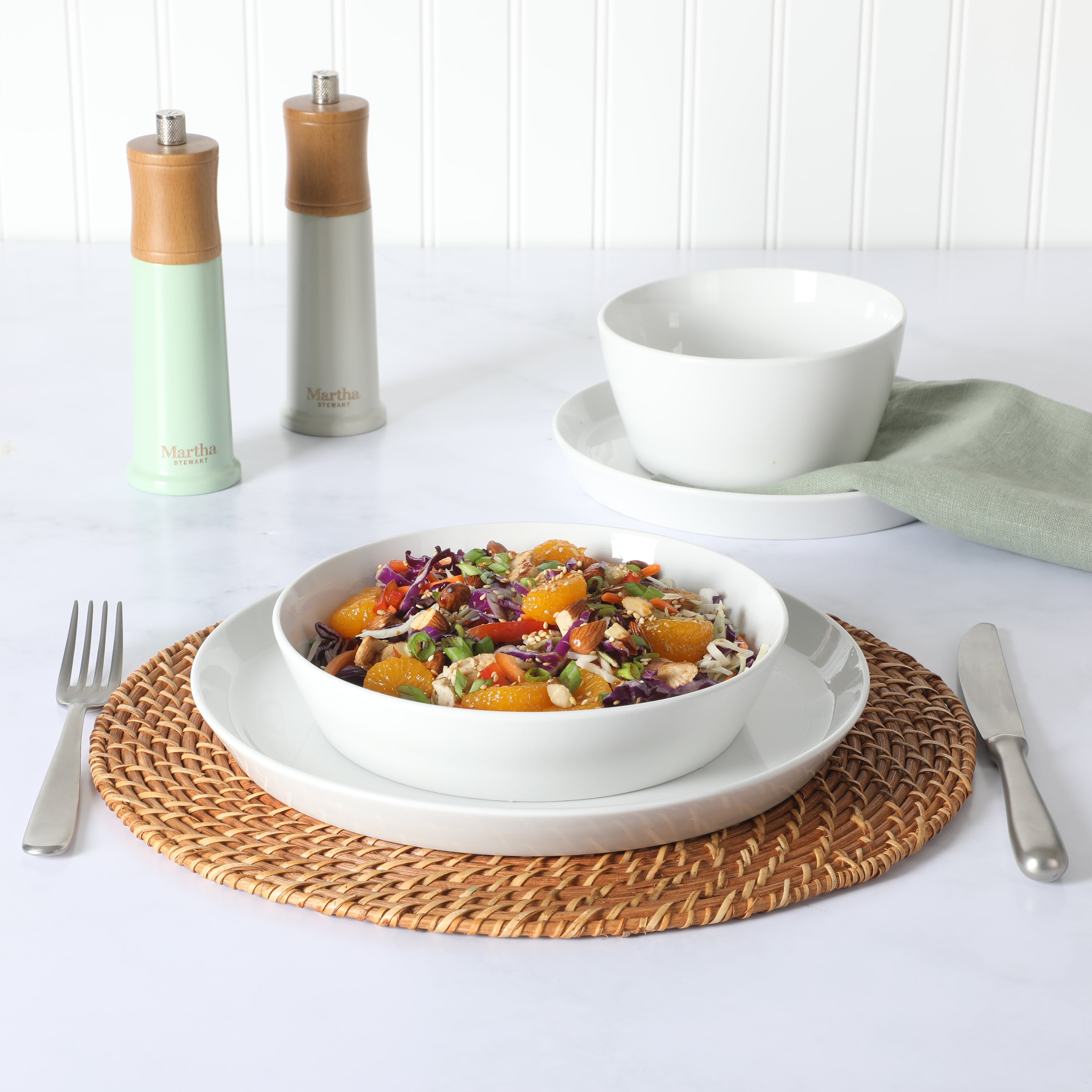 ③マーサスチュワート Martha Stewart Selma Dinnerware Set
