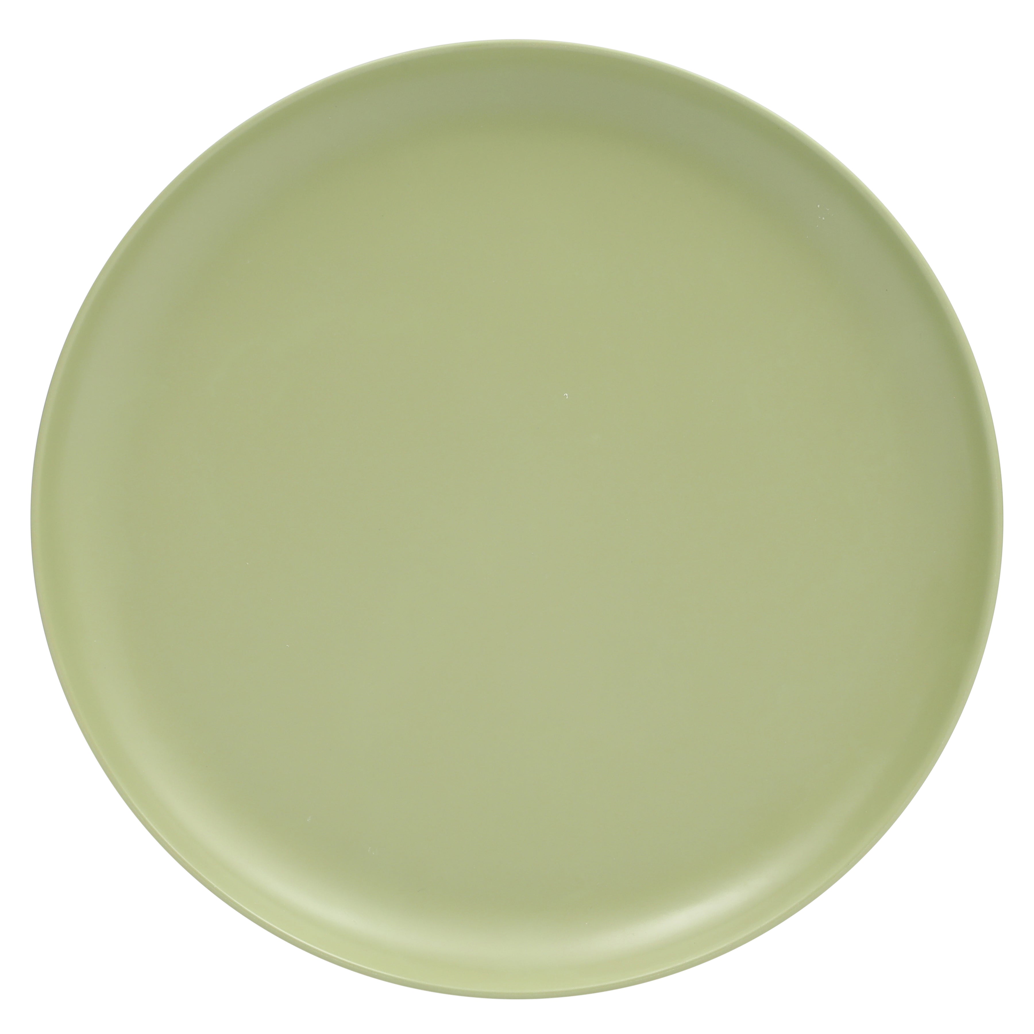 Gibson Home Fairhope 12 Piece Melamine Dinnerware Set - Matte Green