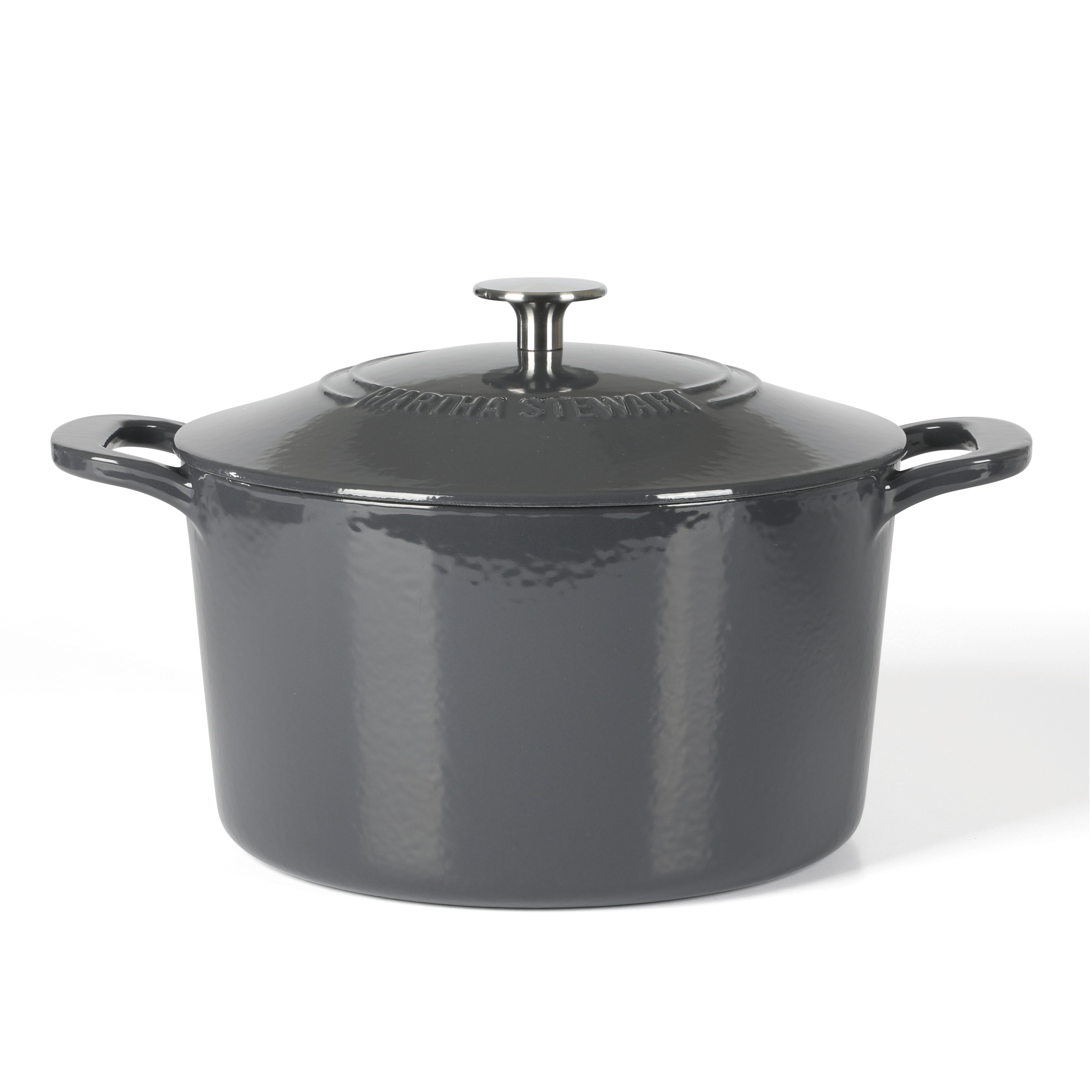 Martha Stewart Gatwick Enamel Cast Iron Dutch Oven - Thumbnail 4