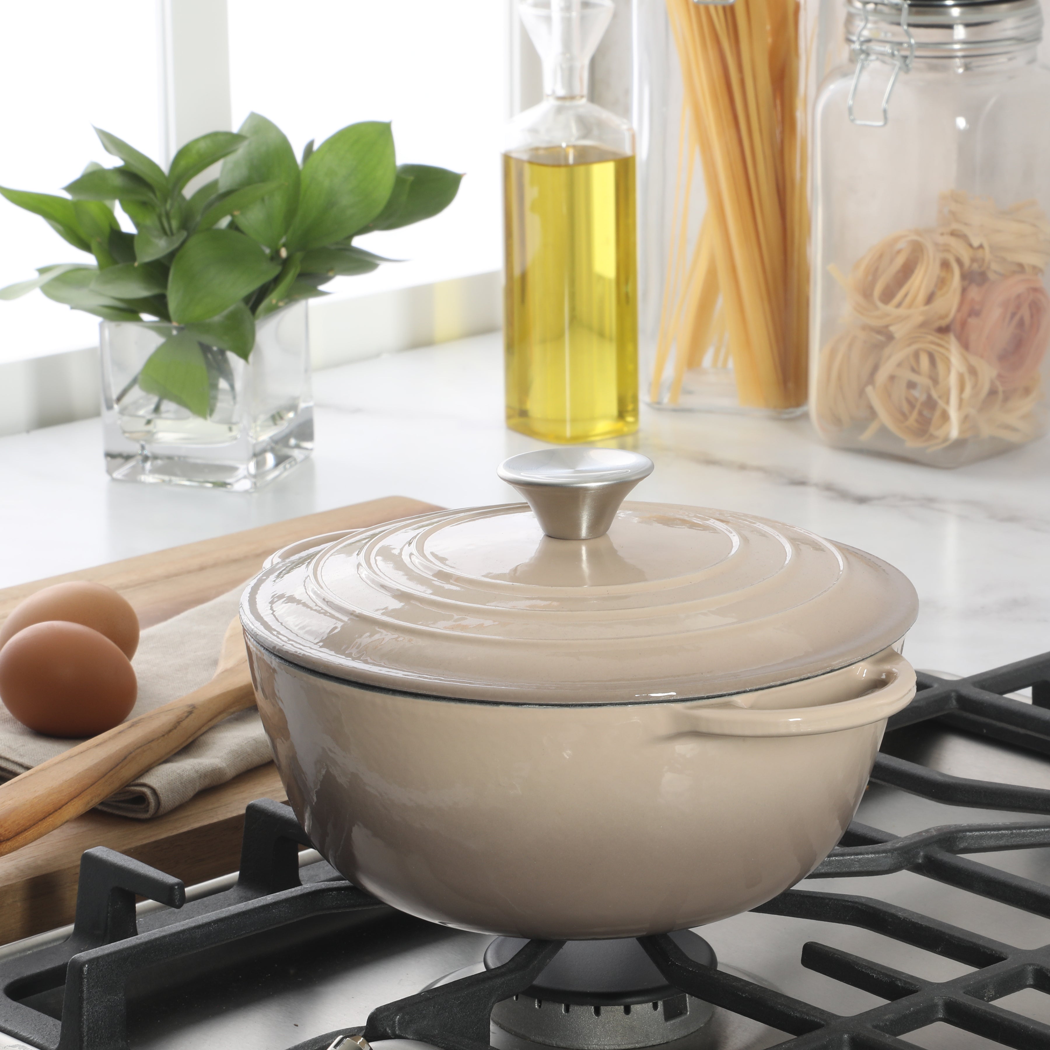 Gibson Home Addlestone 2.65 Quart Enamel Cast Iron Dutch Oven