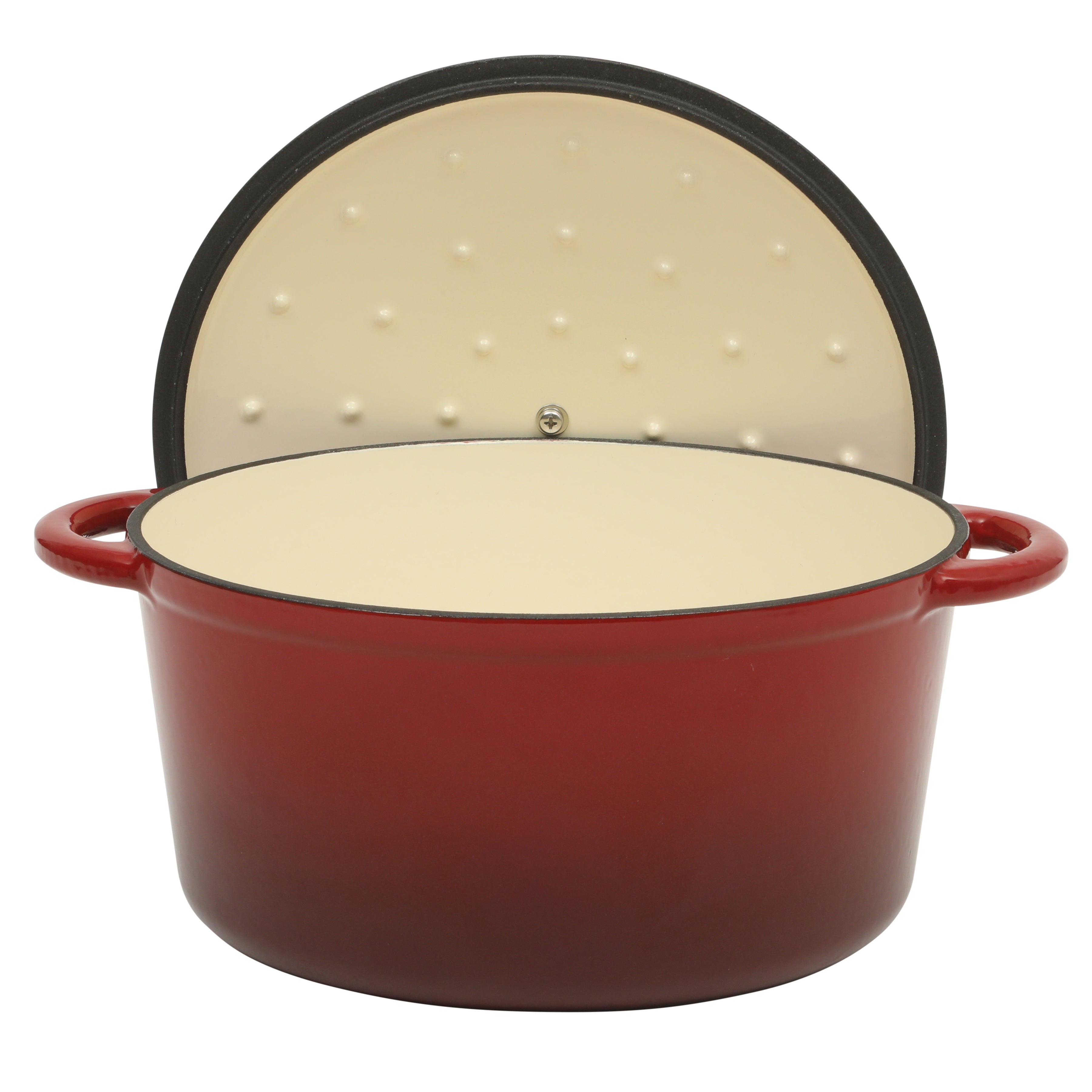 Gibson Home Addlestone 7 Quart Enameled Cast Iron Dutch Oven