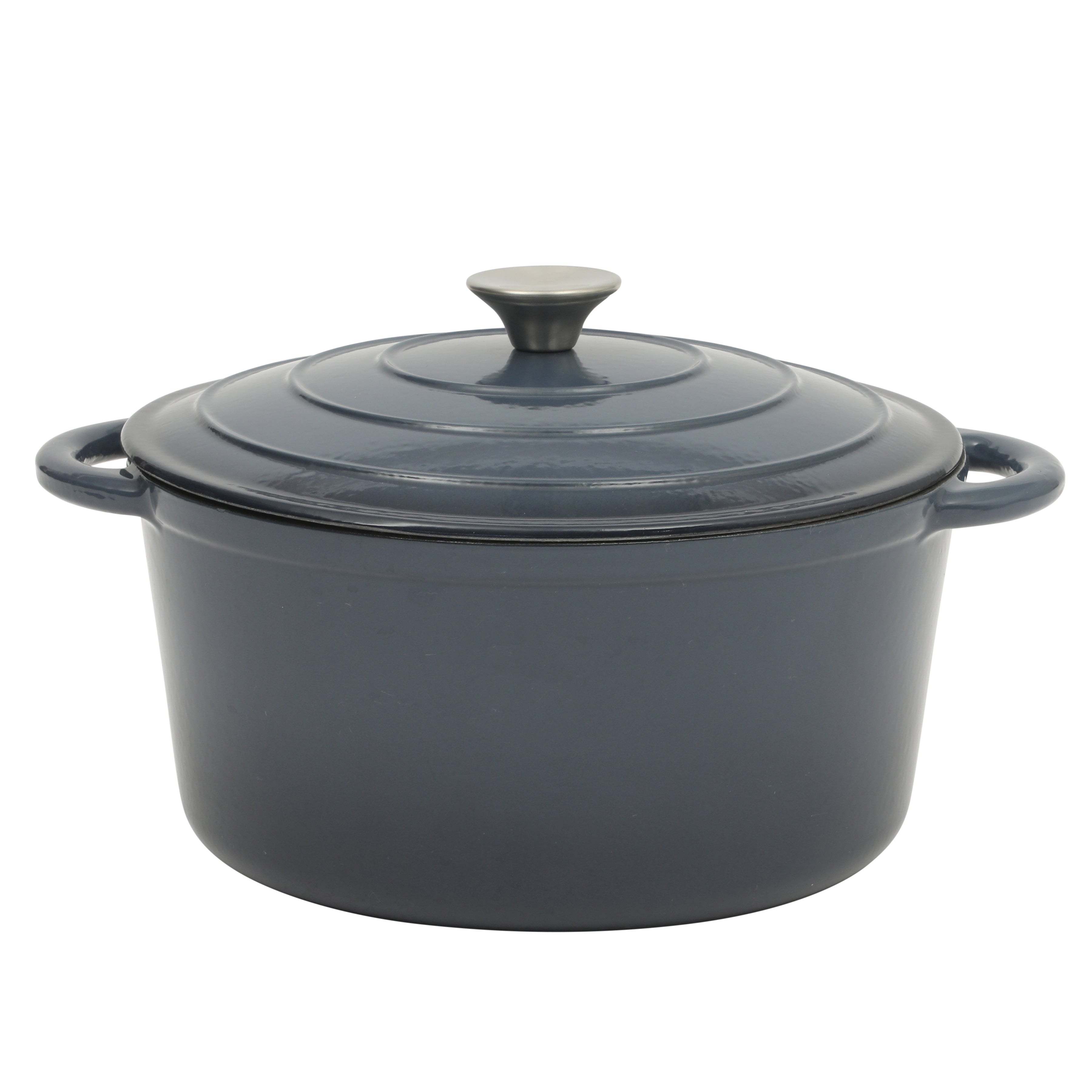 Gibson Home Addlestone 7 Quart Enameled Cast Iron Dutch Oven
