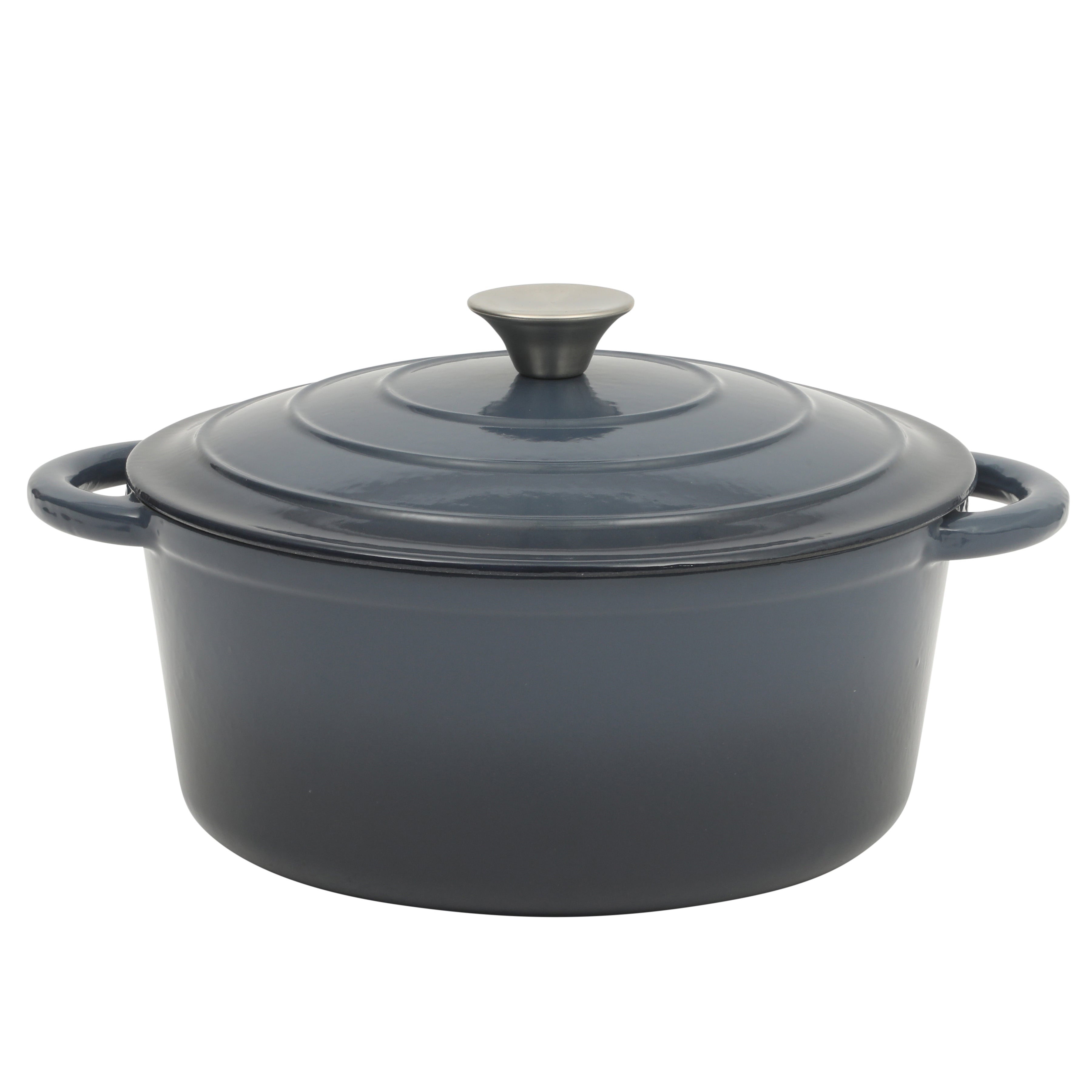 Gibson Home Addlestone 5 Quart Enameled Cast Iron Dutch Oven