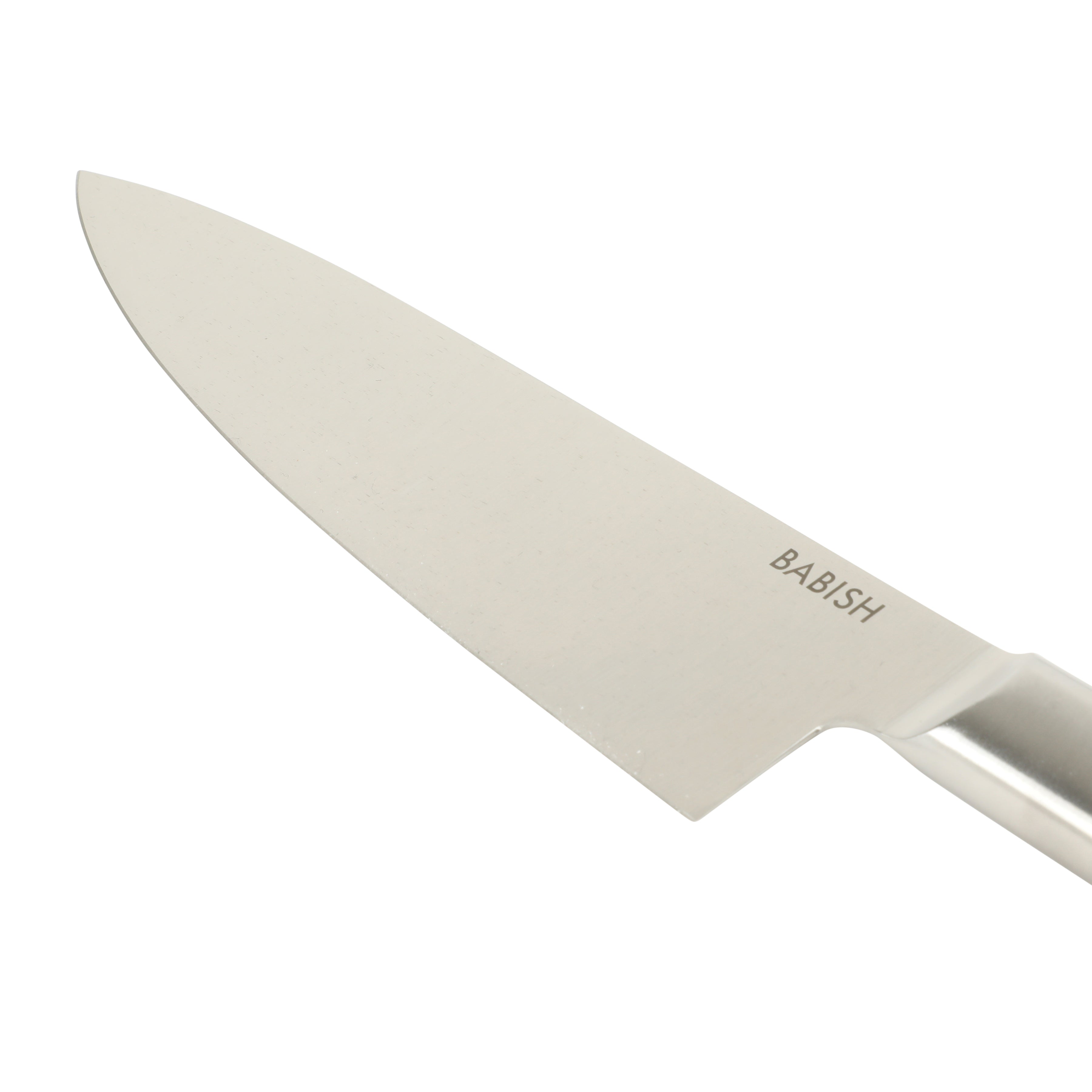 Babish 8-Inch Chef Knife – High-Carbon 1.4116 German Steel Kitchen Knife, Full-Tang Razor Sharp Chef’s Blade for Chopping, Slicing, Dicing & Everyday Prep