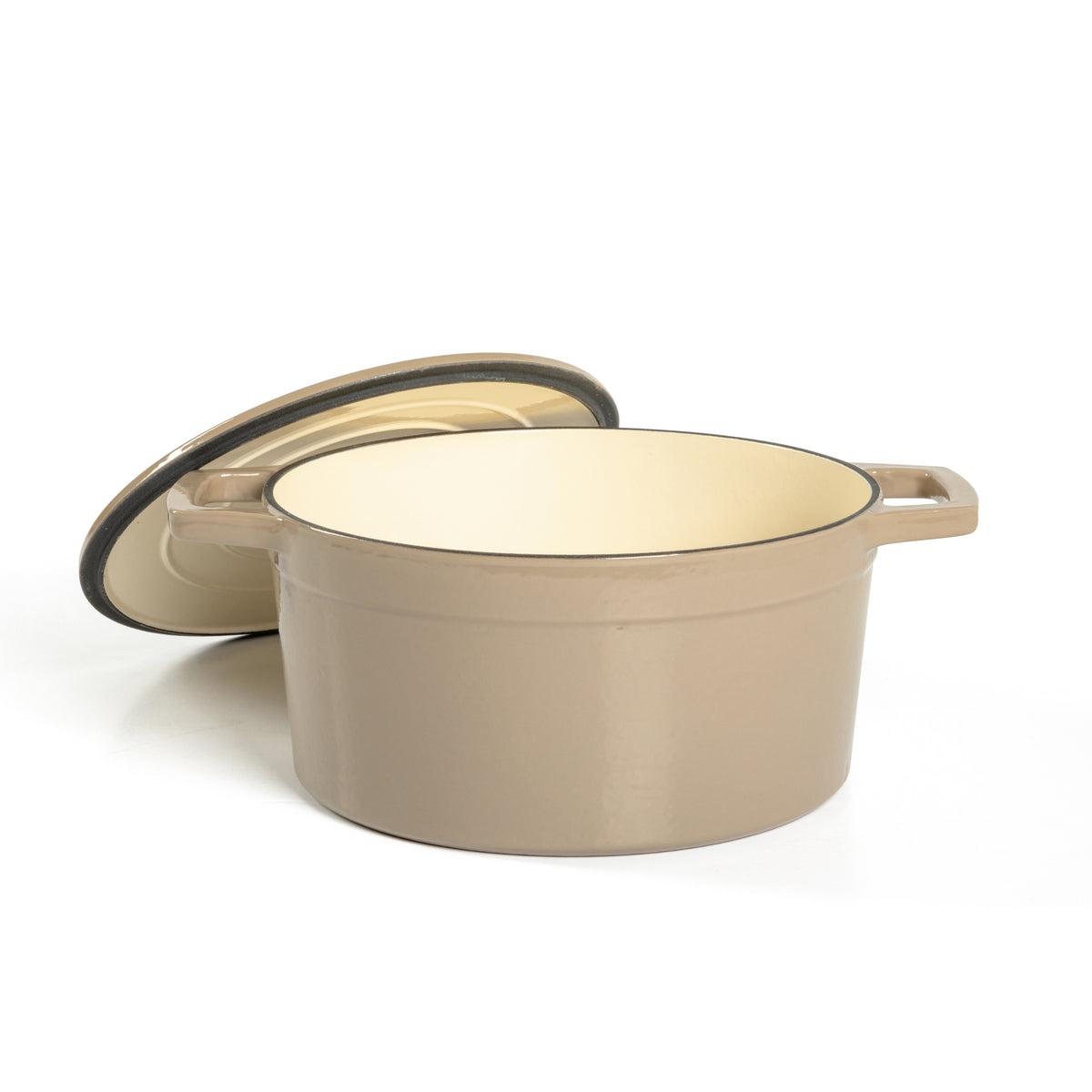 Martha Stewart Galston 6 Quart Enameled Cast Iron Dutch Oven with Lid, Bread Pot