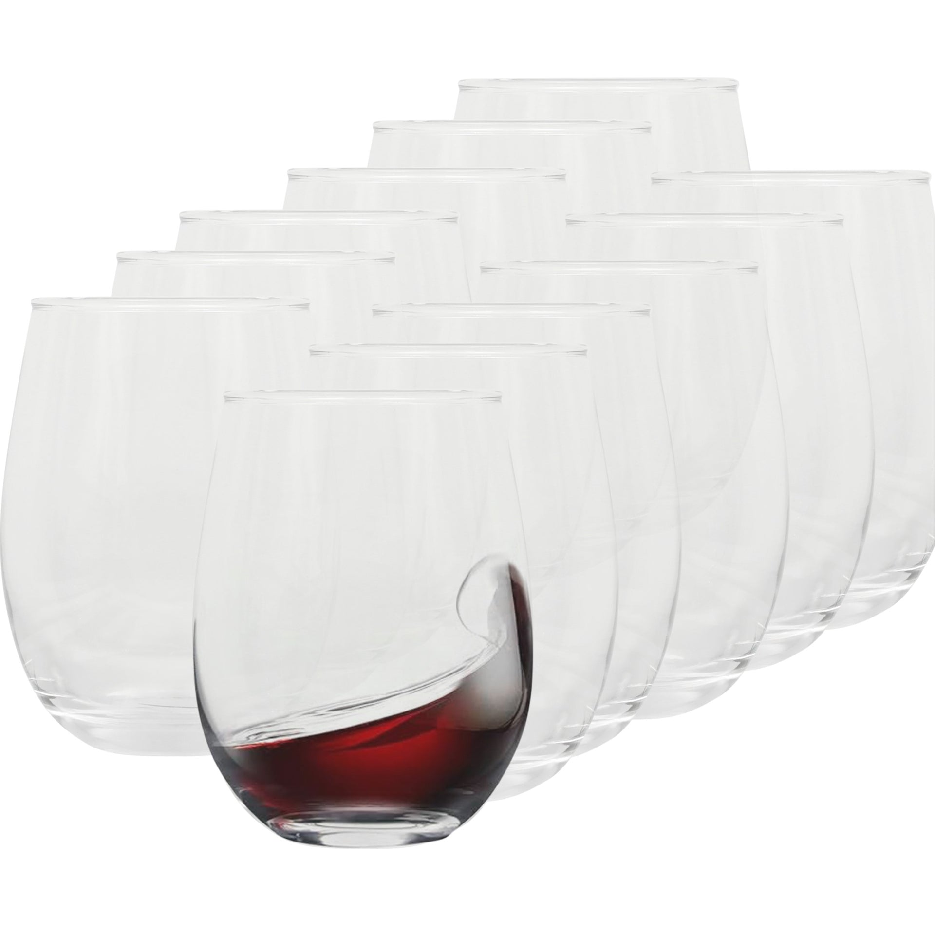 a set of 12 wine glasses Blue Wine Glasses Set of 6-12 oz