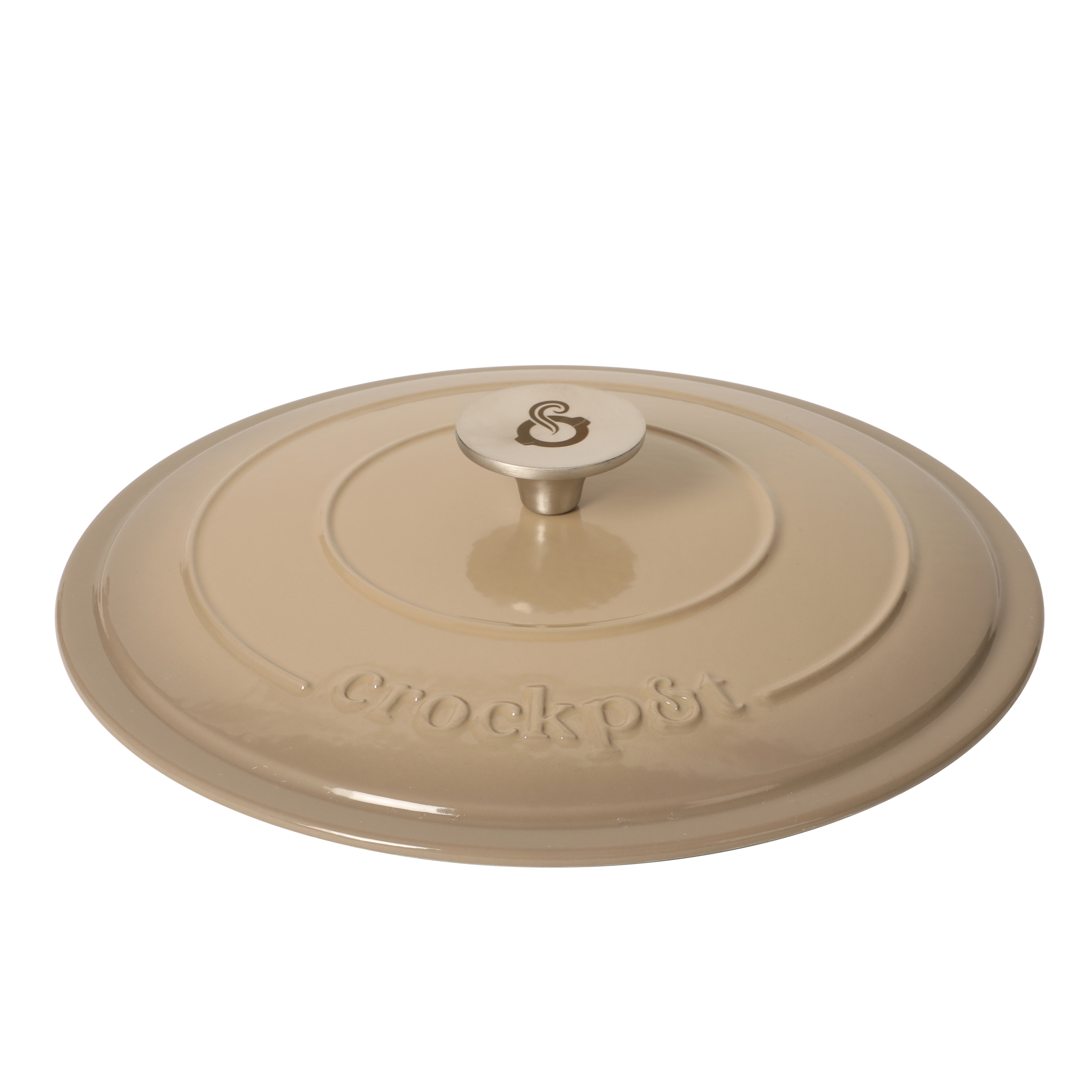 Crock Pot Artisan 5-Quart Round Cast Iron Dutch Oven Pot With Lid