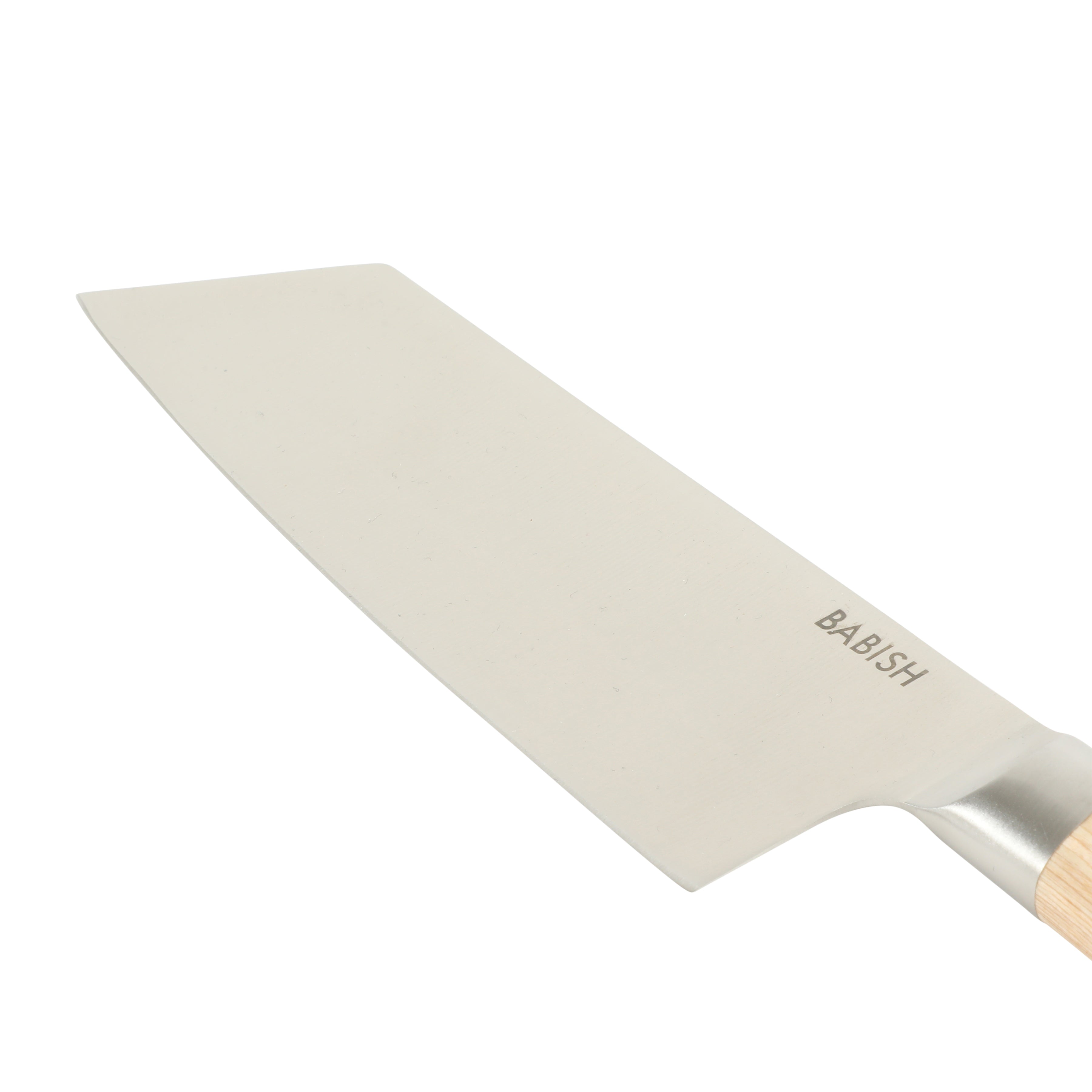 Babish 7.5-Inch Clef Knife – High-Carbon 1.4116 German Steel Kitchen Knife with Pakka Wood Handle, Chef & Cleaver Hybrid for Chopping, Slicing & Prep, Full-Tang, Razor Sharp, Ergonomic Design