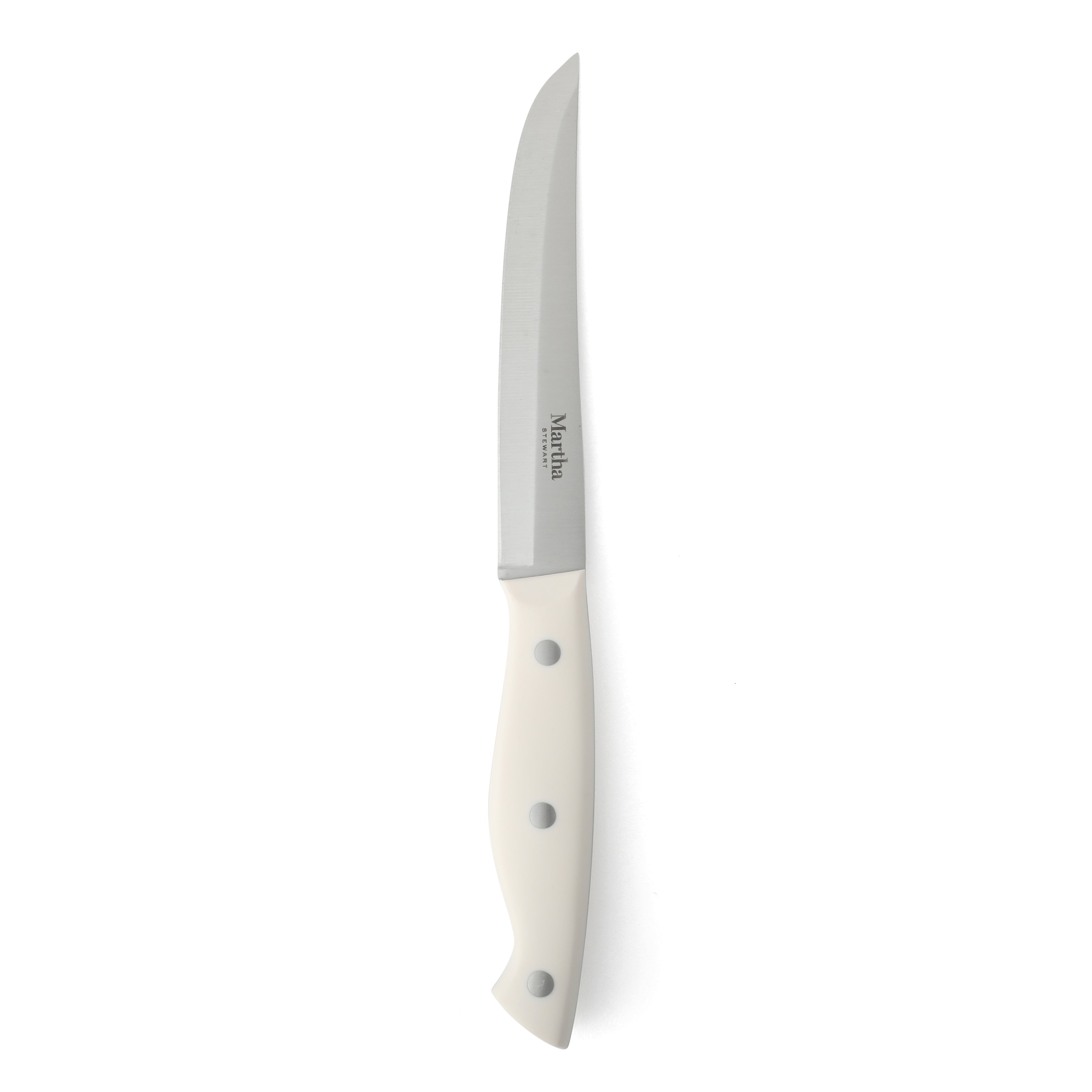 Martha Stewart Greeley Forged High Carbon Stainless Steel 14 Piece Knife Block Set, Kitchen Knife Set with Acacia Wood Block, Chef Knife