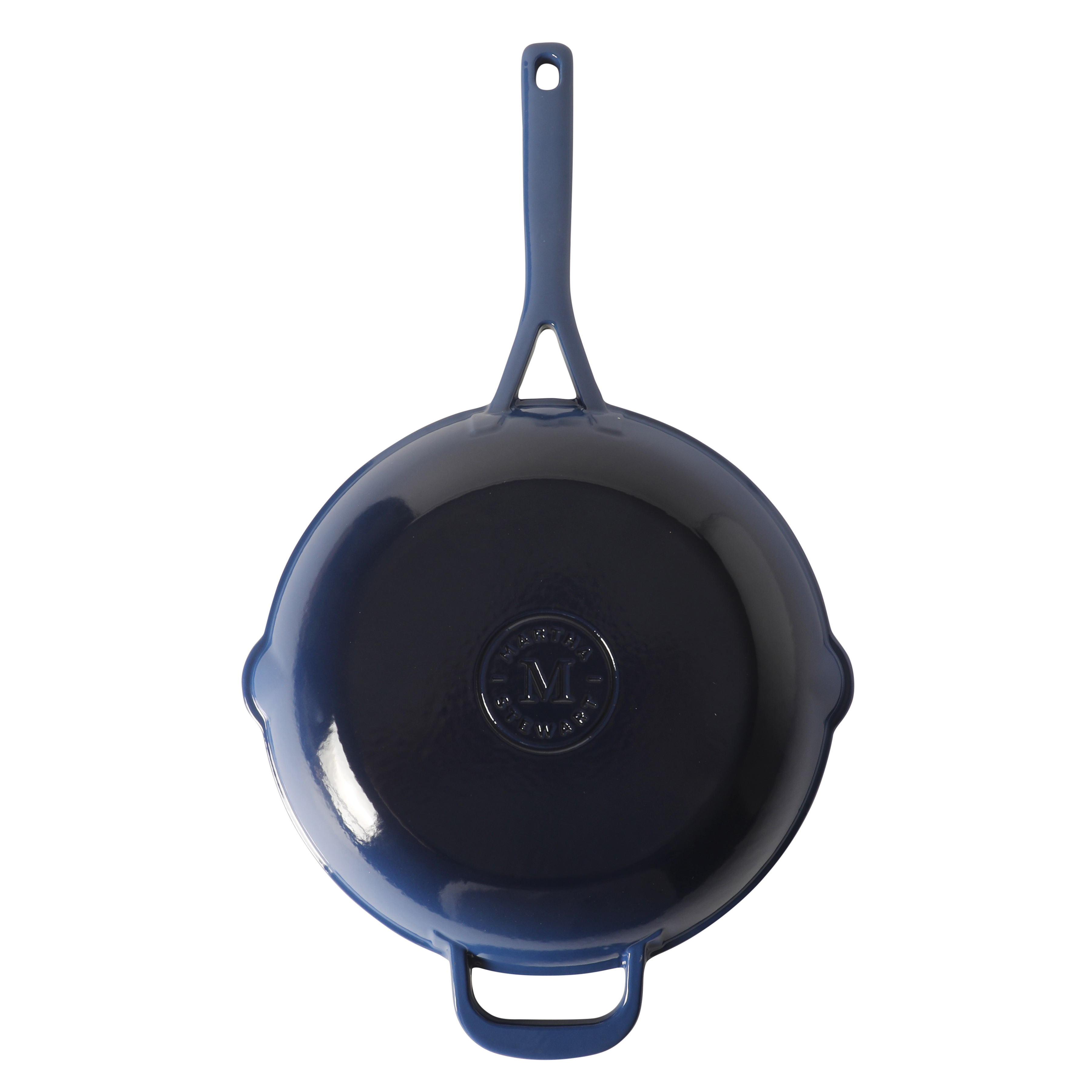Martha Stewart Gatwick 12” Enameled Cast Iron Skillet, PFAS-Free, Rust Resistant, Oven Safe