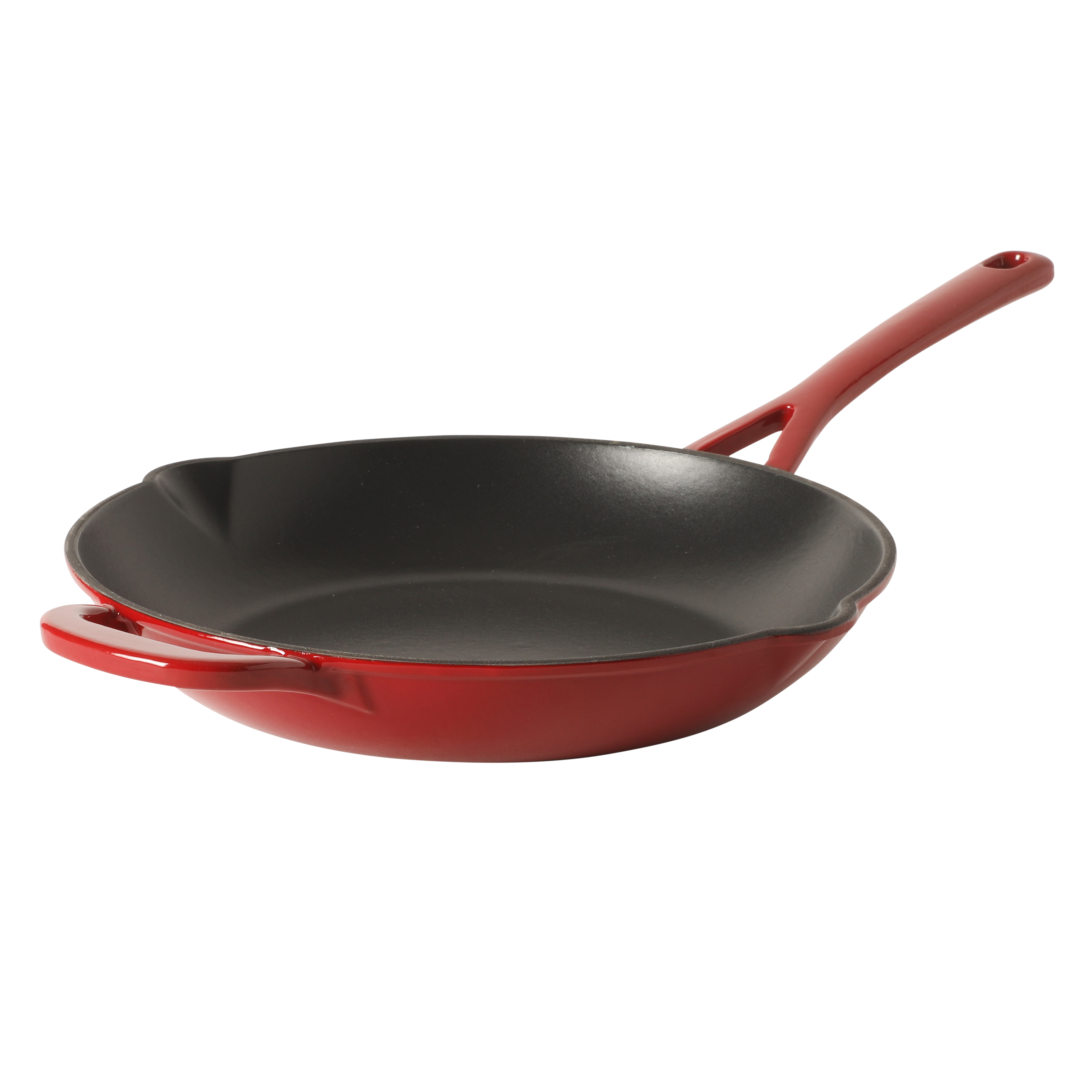 Martha Stewart Gatwick 12” Enameled Cast Iron Skillet, PFAS-Free, Rust Resistant, Oven Safe