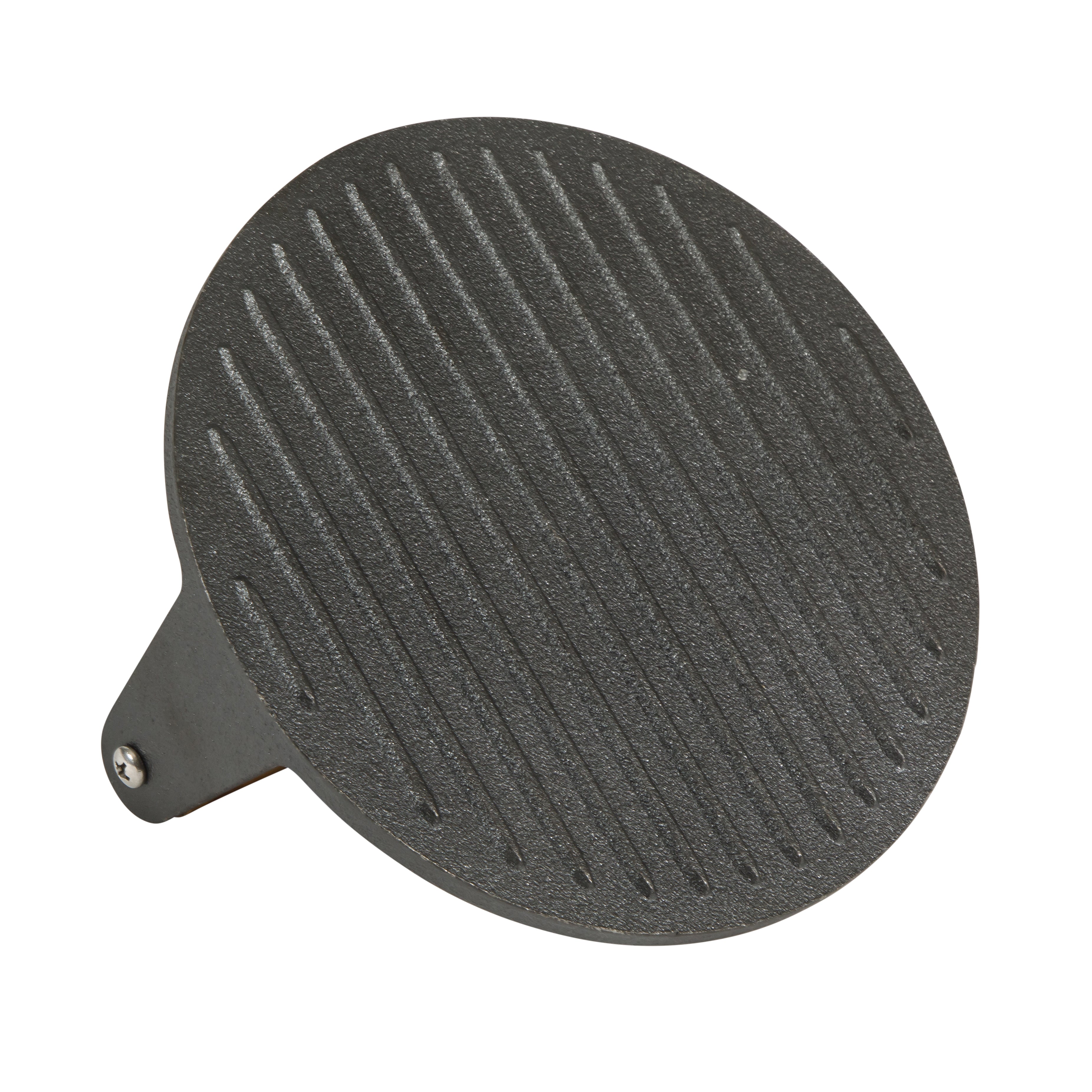 Gibson Home Cast Iron Grill Press, Pre-Seasoned Bacon & Burger Steak Weight for Panini, Griddle & Smash Patties, Heavy Duty, Indoor Outdoor Use