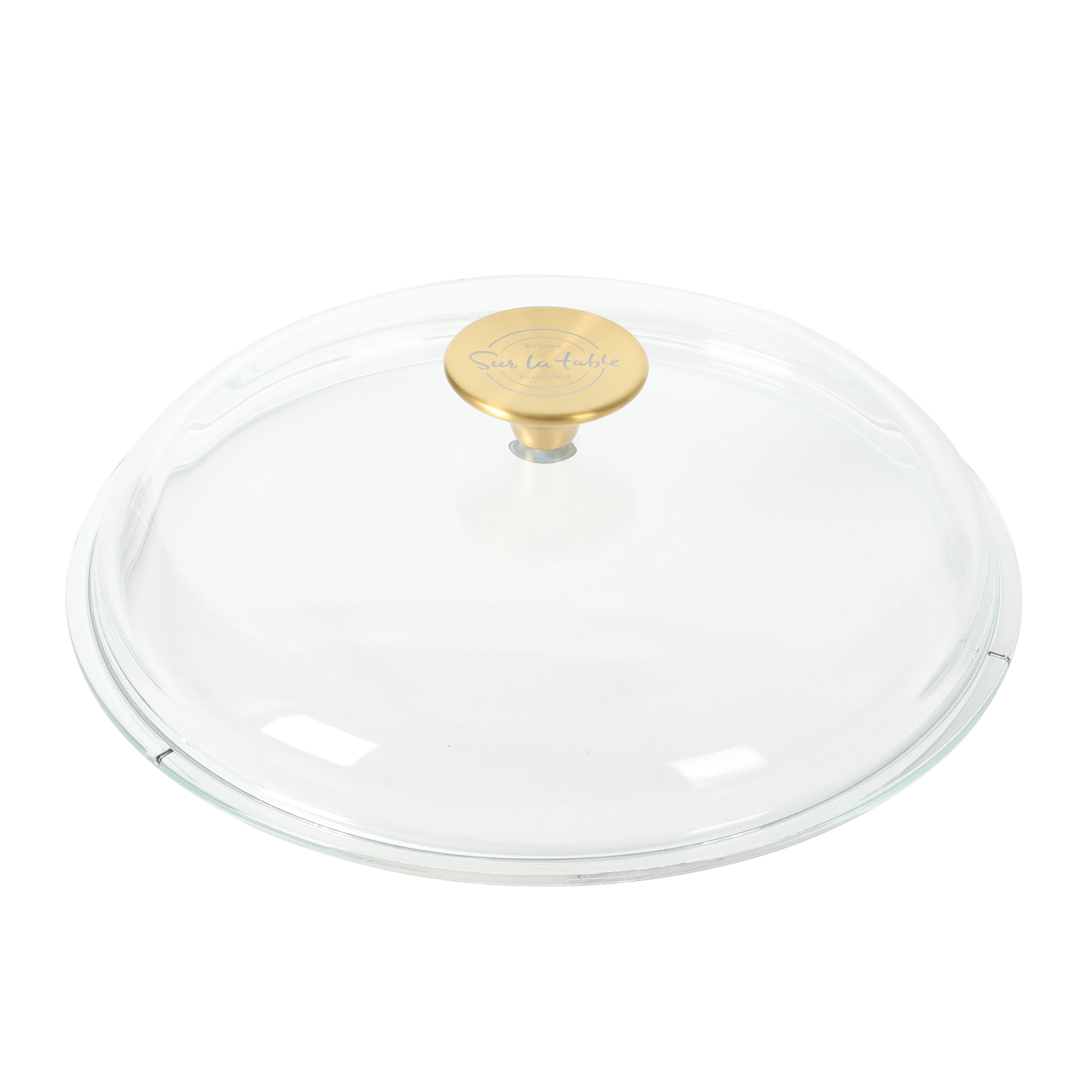 Sur La Table Kitchen Essentials Supper Club 5-Quart Enamel-Coated Cast Iron Dutch Oven Pot with Oven Safe Glass Lid, Oven-to-Table Cookware for Bread, Soups, Stews & Braising