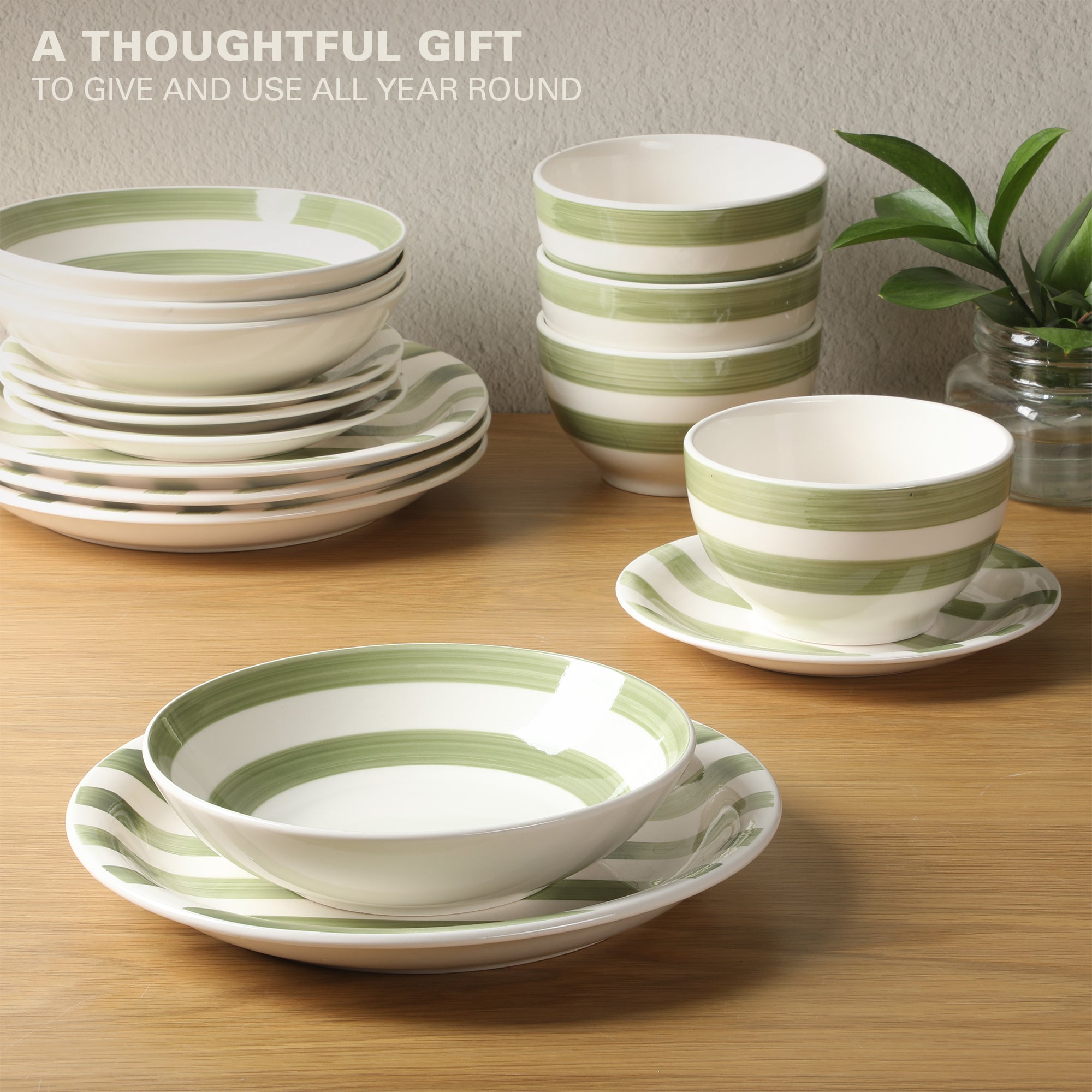 Gibson Home Kenwood Shores 16-Piece Dinnerware Set