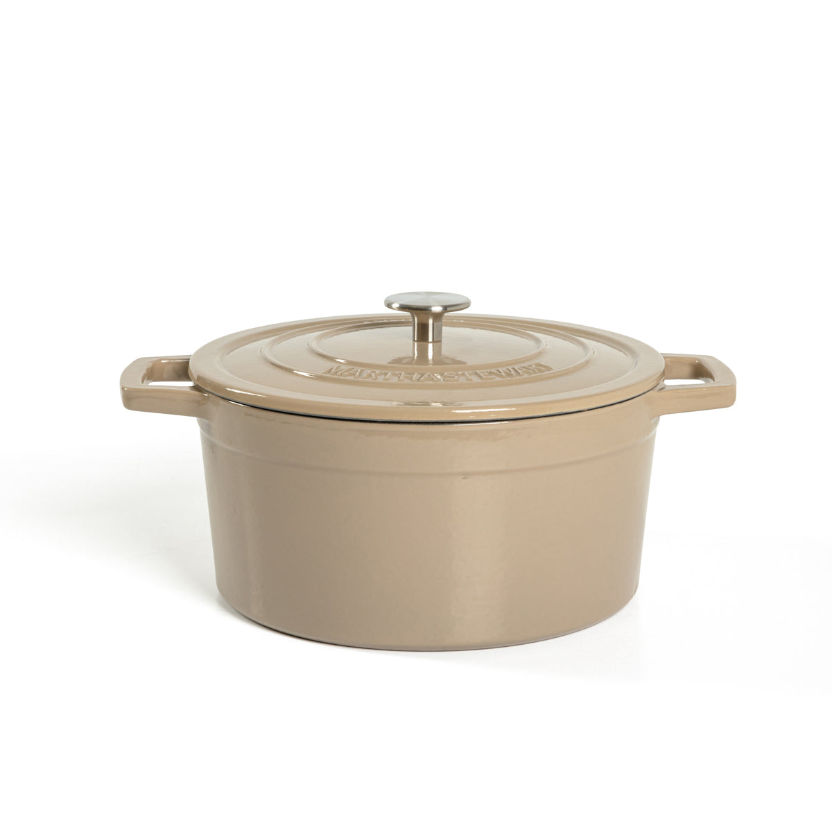 Martha Stewart Galston 6 Quart Enameled Cast Iron Dutch Oven with Lid, Bread Pot