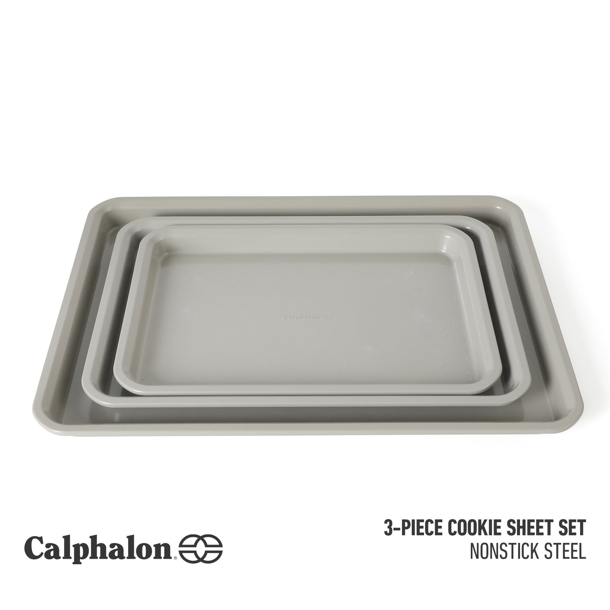 Calphalon Legacy 3 Piece 18", 15" and 13" PFA Free Nonstick Cookie Sheet Set
