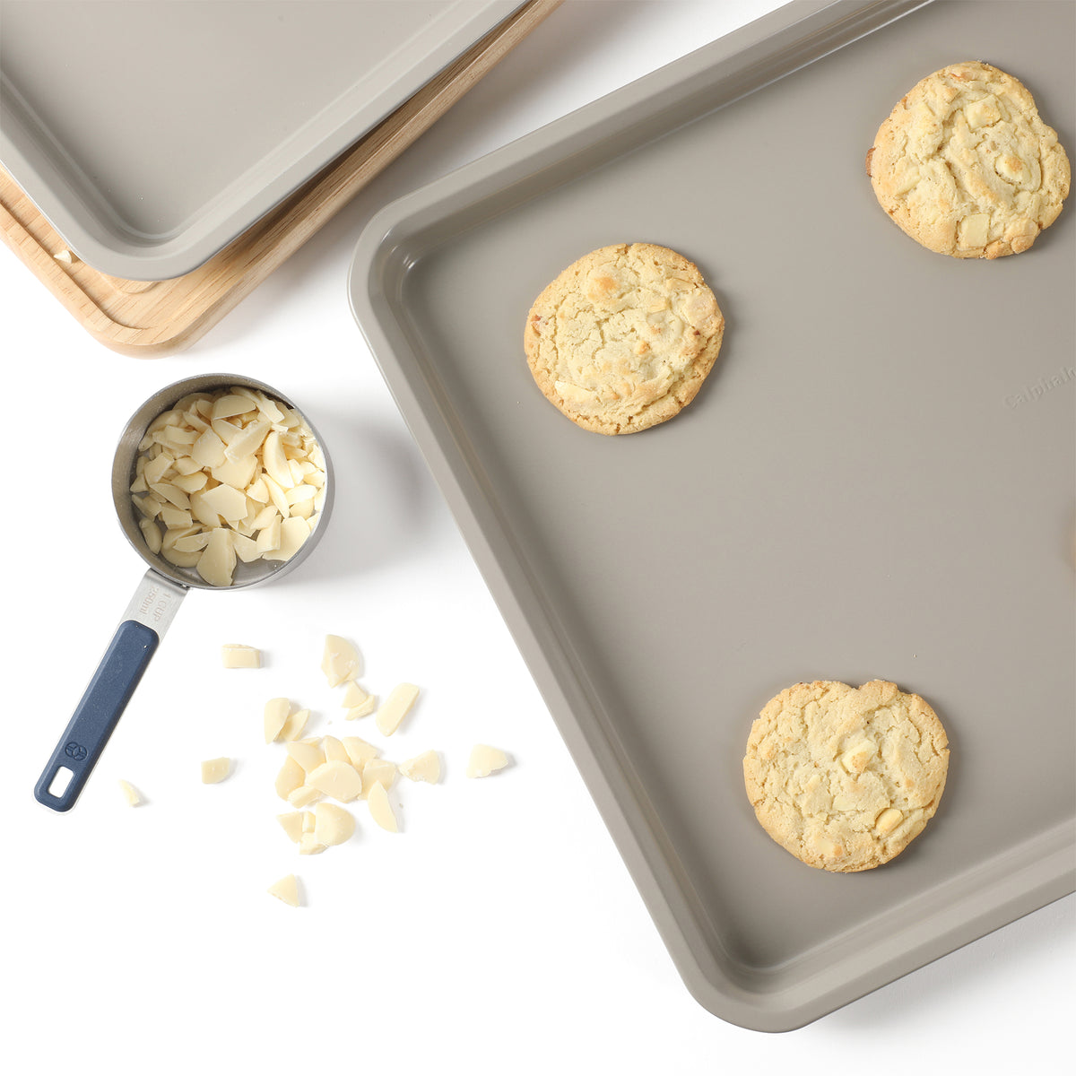 Calphalon Legacy 3 Piece 18", 15" and 13" PFA Free Nonstick Cookie Sheet Set
