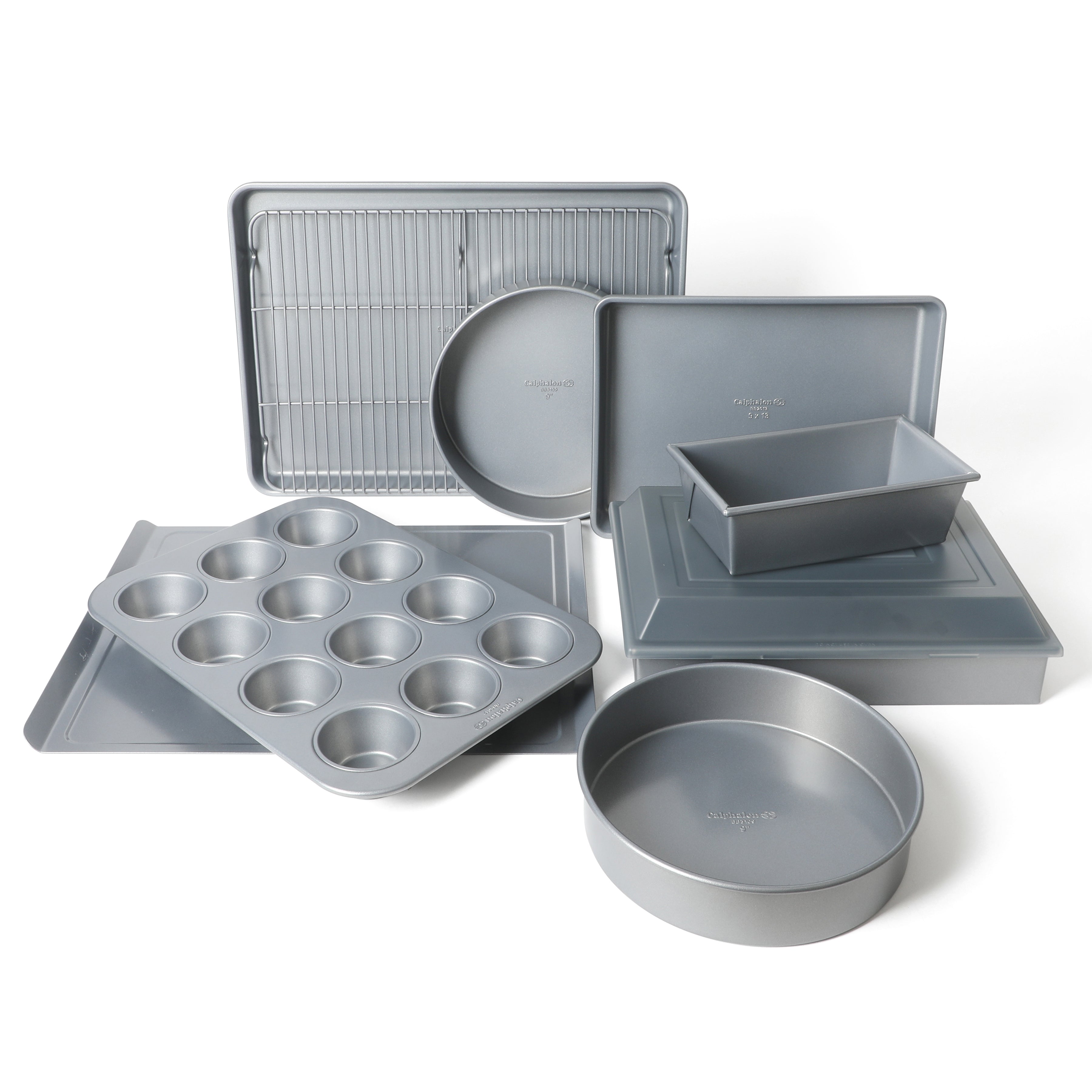 Calphalon Factory Calphalon Titan 10 Piece Steel Core PFA Free Nonstick Bakeware Set