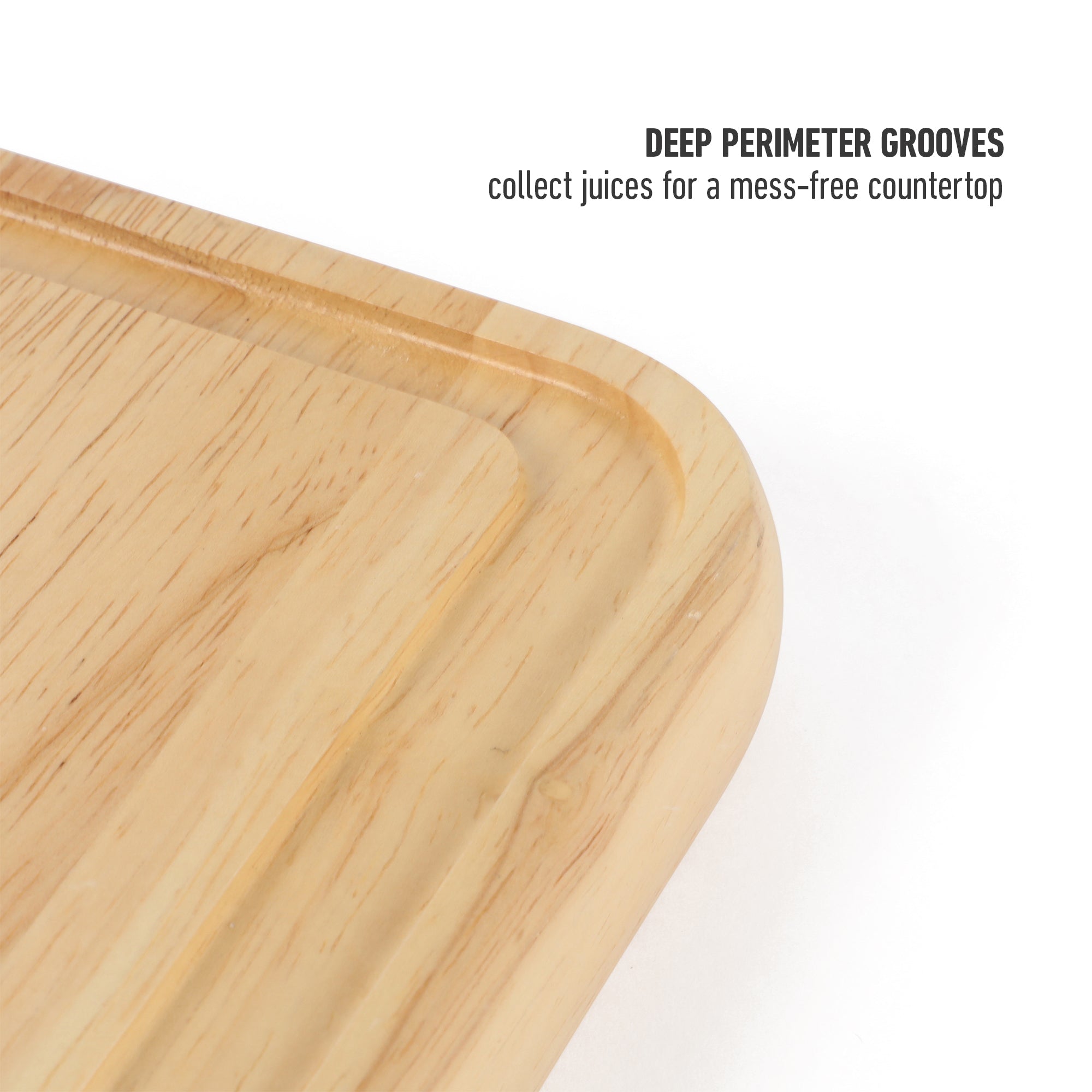 Calphalon Edge Guard Rubberwood Cutting Board