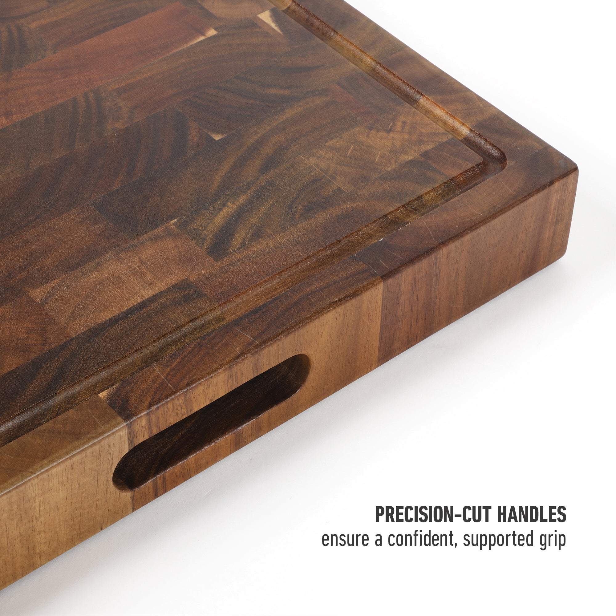 Calphalon Edge Guard End Grain Acacia Wood Cutting Board