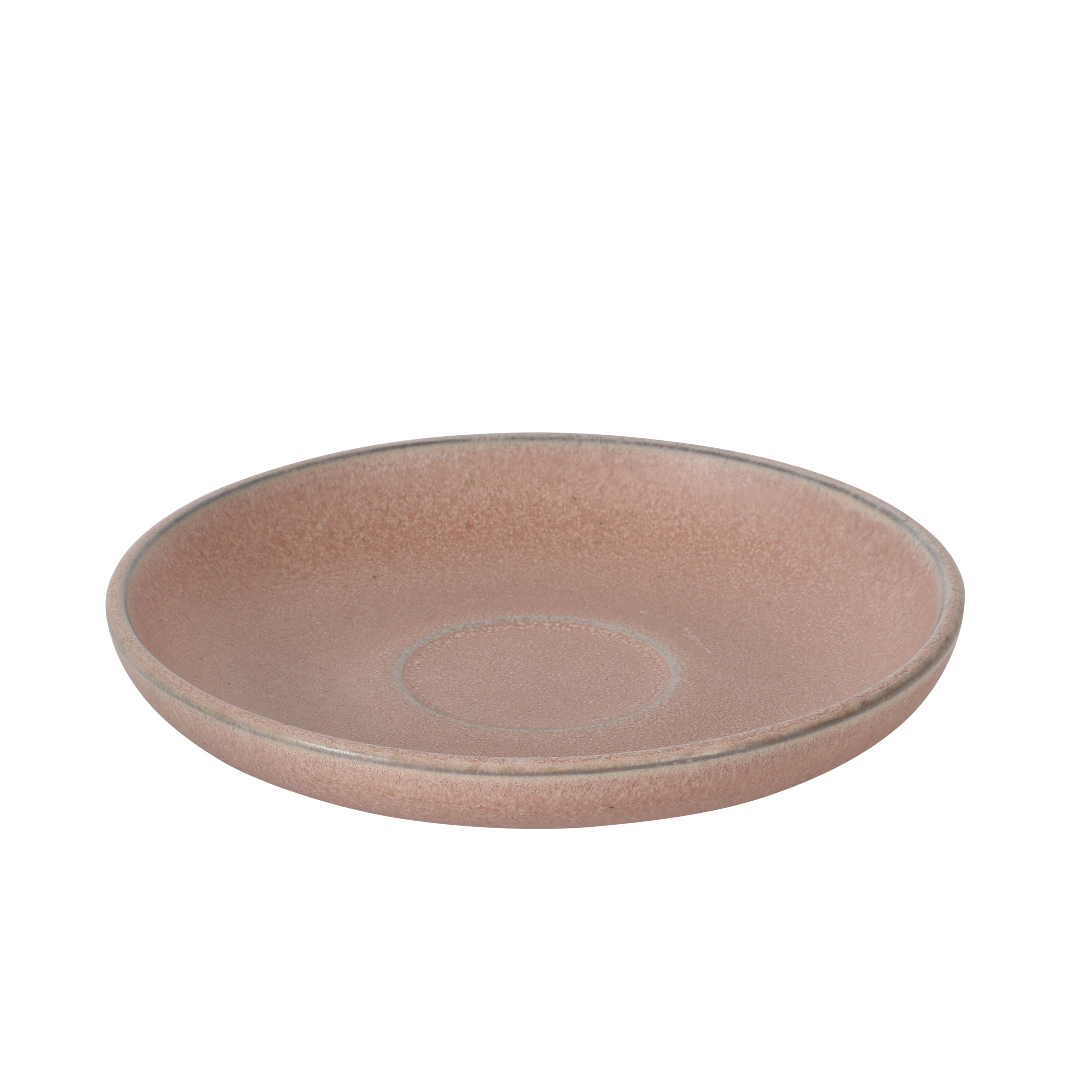 Gibson Elite William Crest 8 Piece Cup & Saucer Set, 4 Stoneware Cups & 4 Saucers, Reactive Glaze Finish, 3.5oz Espresso Cups, 5.5” Saucers, Round Coffee Set, Microwave & Dishwasher Safe